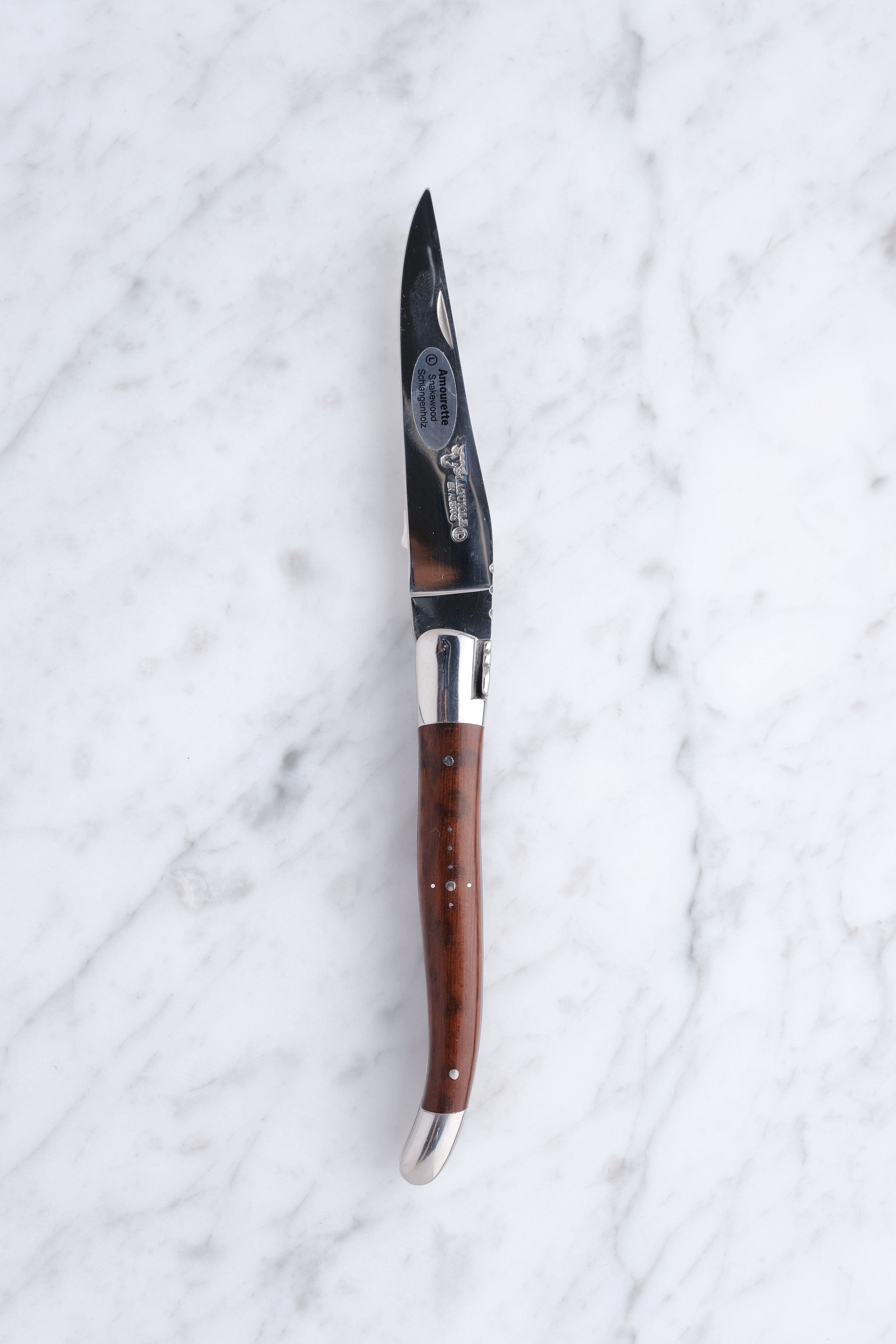 Laguiole Foldekniv 12cm - Snakewood