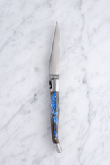 Laguiole Folding knife 12 cm Blue Fusion Mammoth