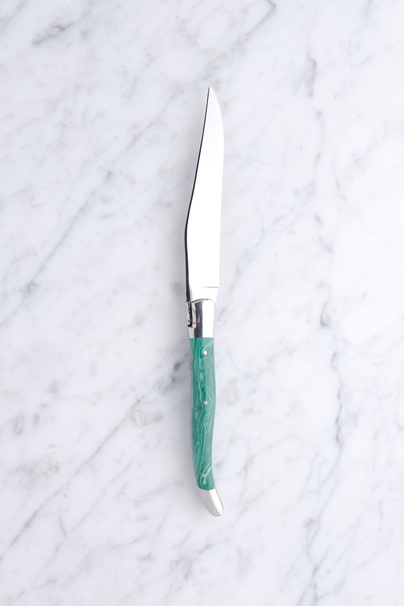 Steak knife - Malachite