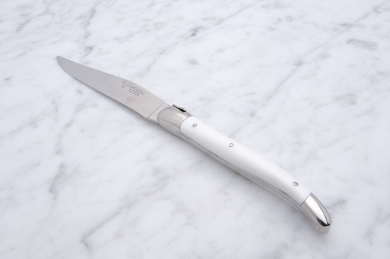 Steak knife - White Corian