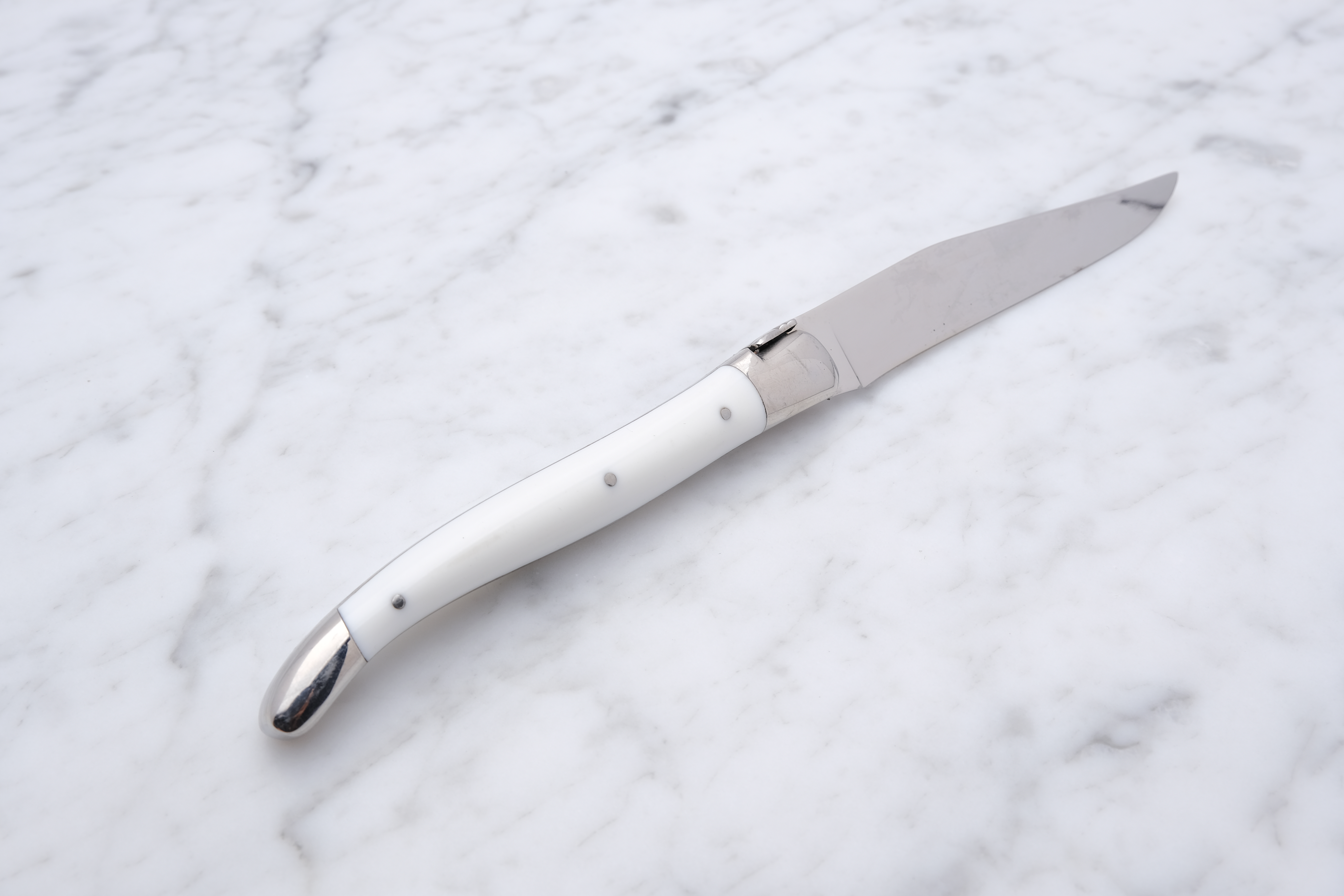 Steakkniv - Hvid Corian