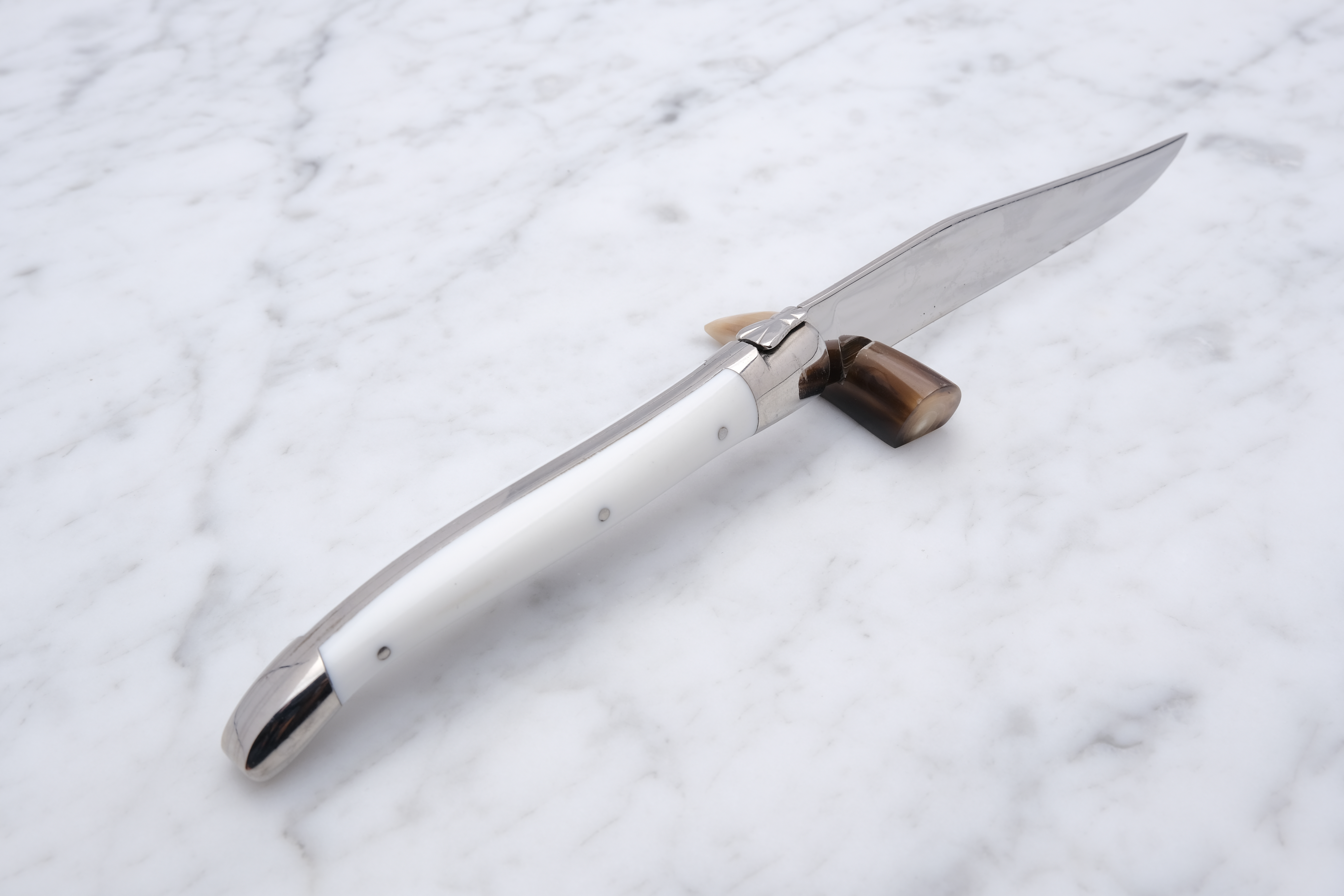 Steakkniv - Hvid Corian