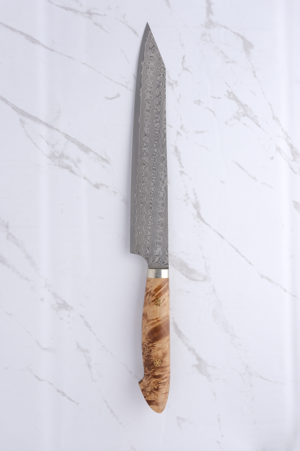 Nigara Kurozome SG2 255 mm K-Tip Sujihiki – Western Maple