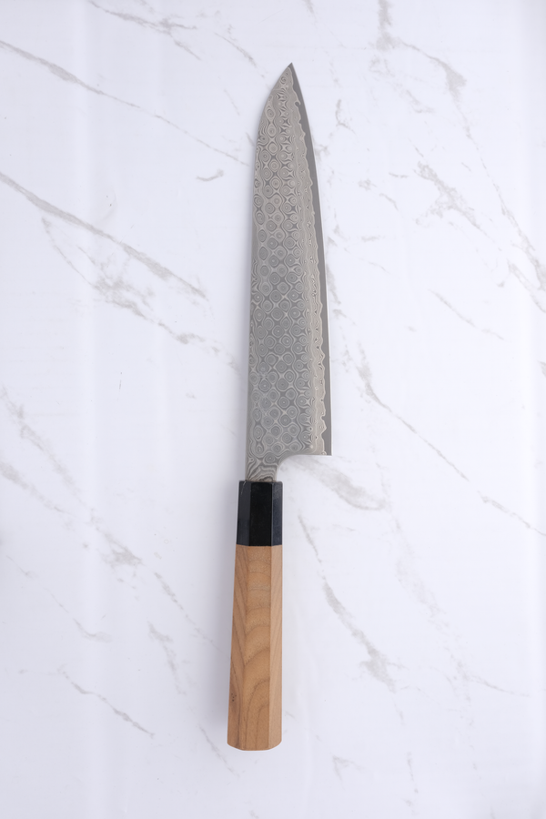 Nigara Kurozome SG2 240mm Gyoto Walnut