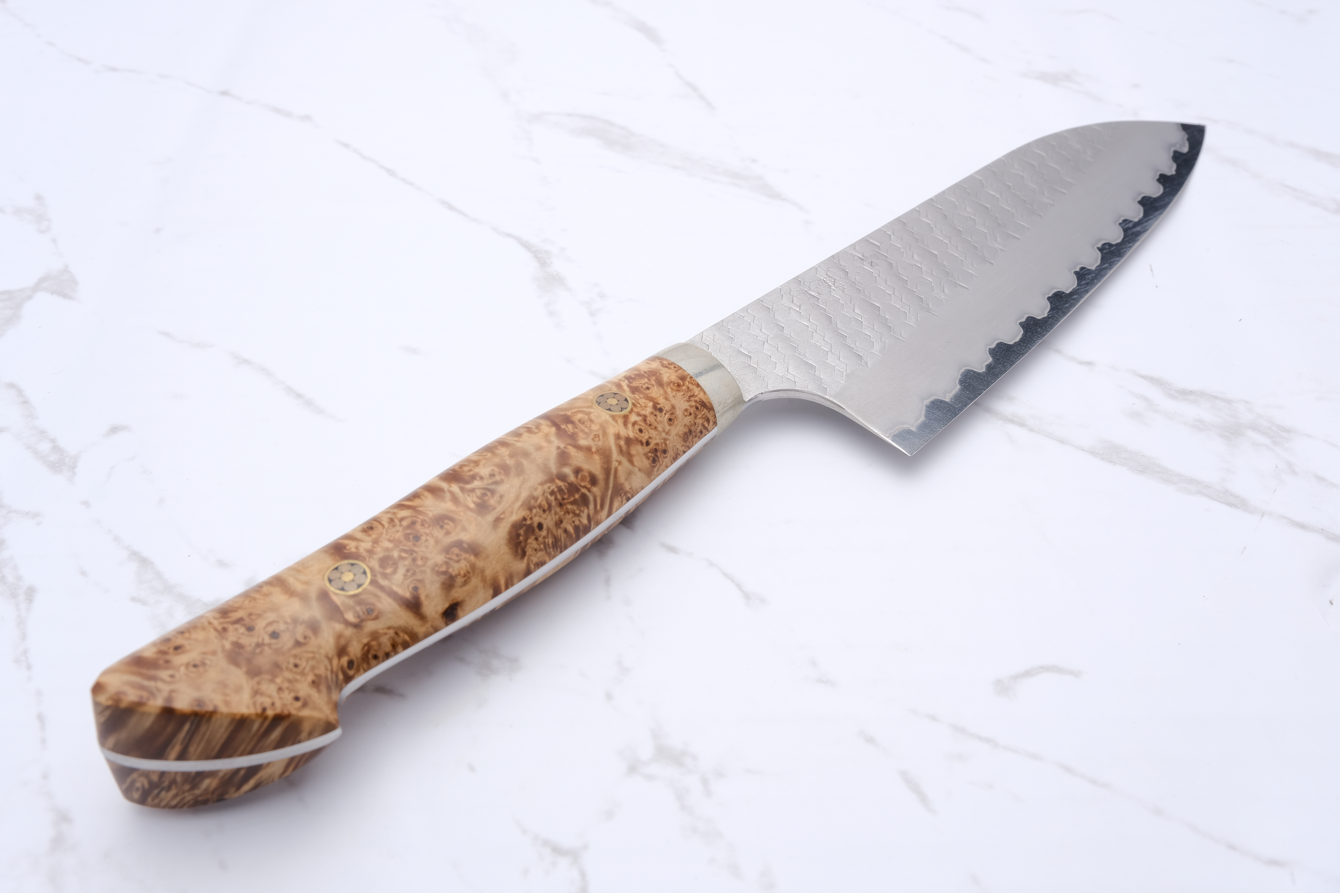 Nigara Hamono Santoku 180 mm SG2 - Western Maple