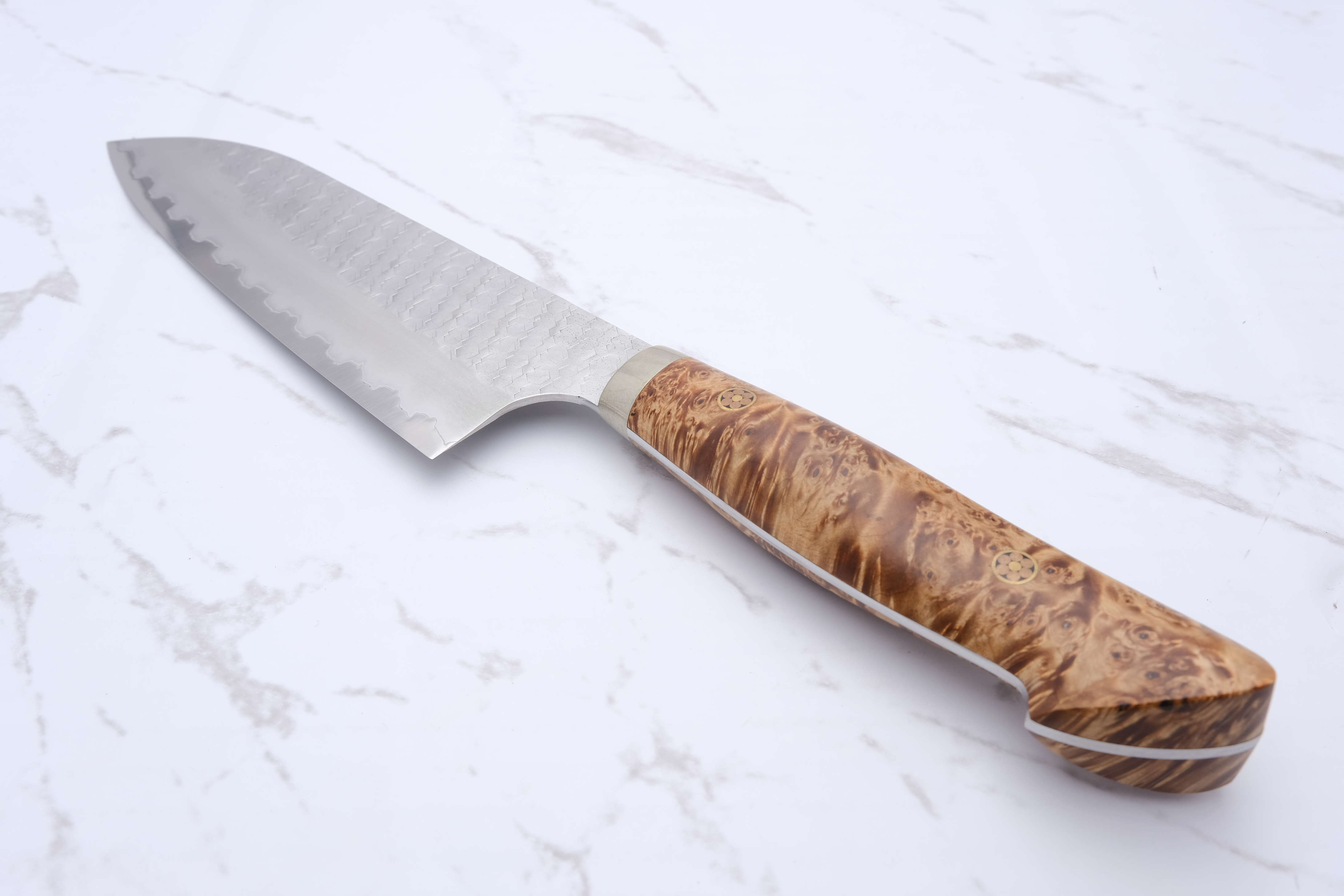 Nigara Hamono Santoku 180 mm SG2 - Western Maple