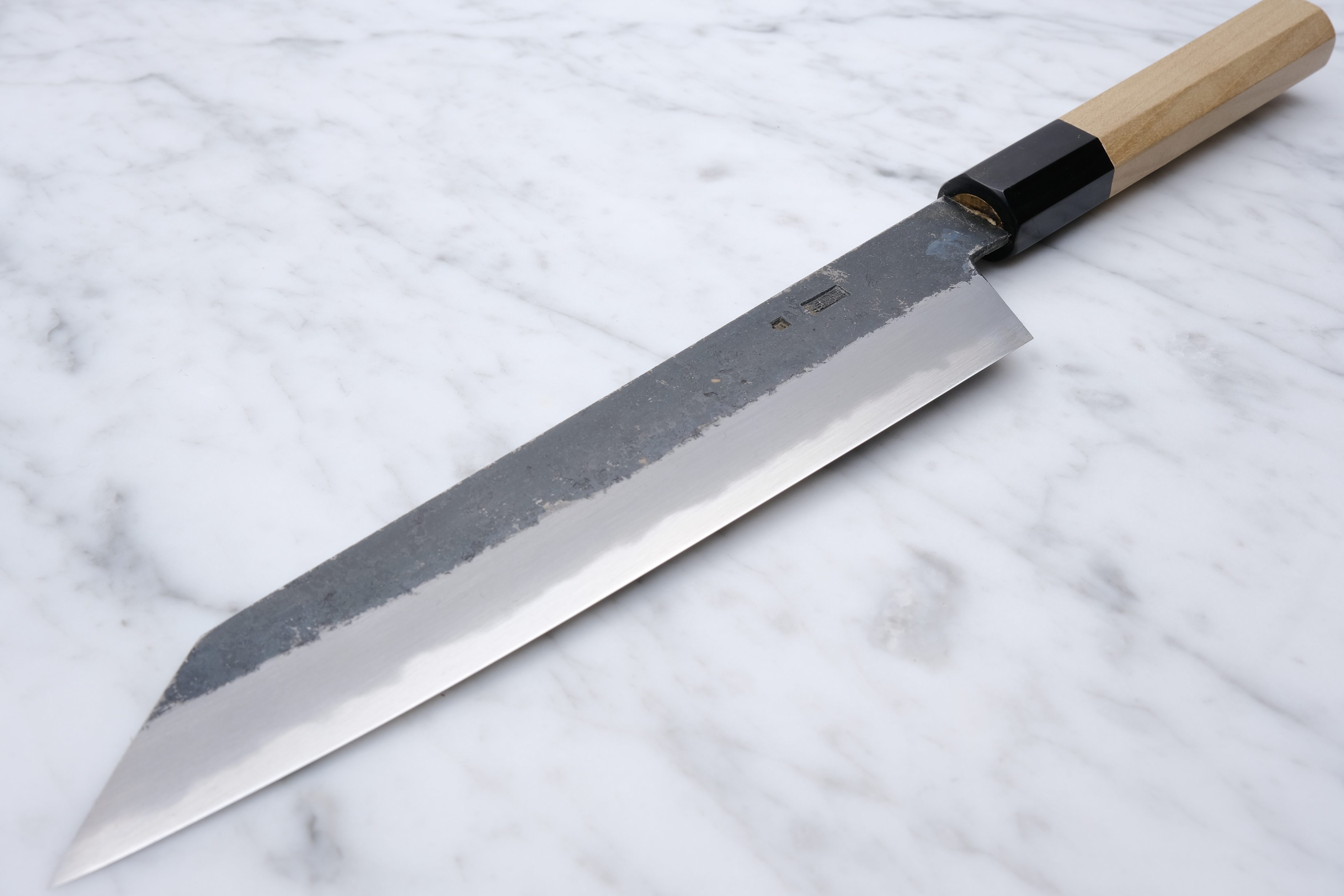 Sakai Kikumori Kikuzuki KU White 2 Kiritsuke Gyuto 210mm.