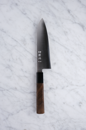 Hatsukokoro Hayabusa Ginsan - 180 mm Santoku