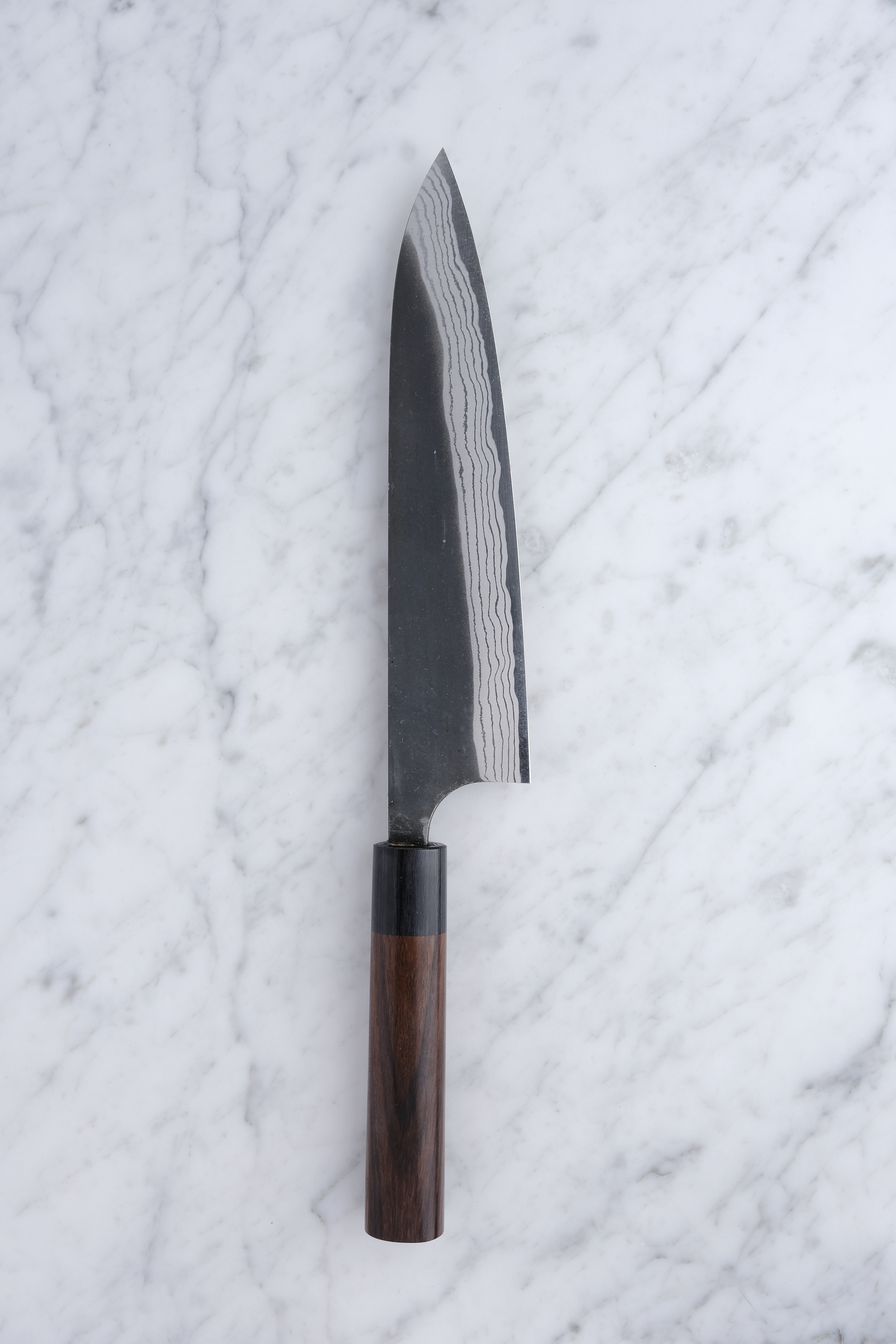 Anryu Kurouchi Tsuchime 210mm Gyuto Shirogami #2