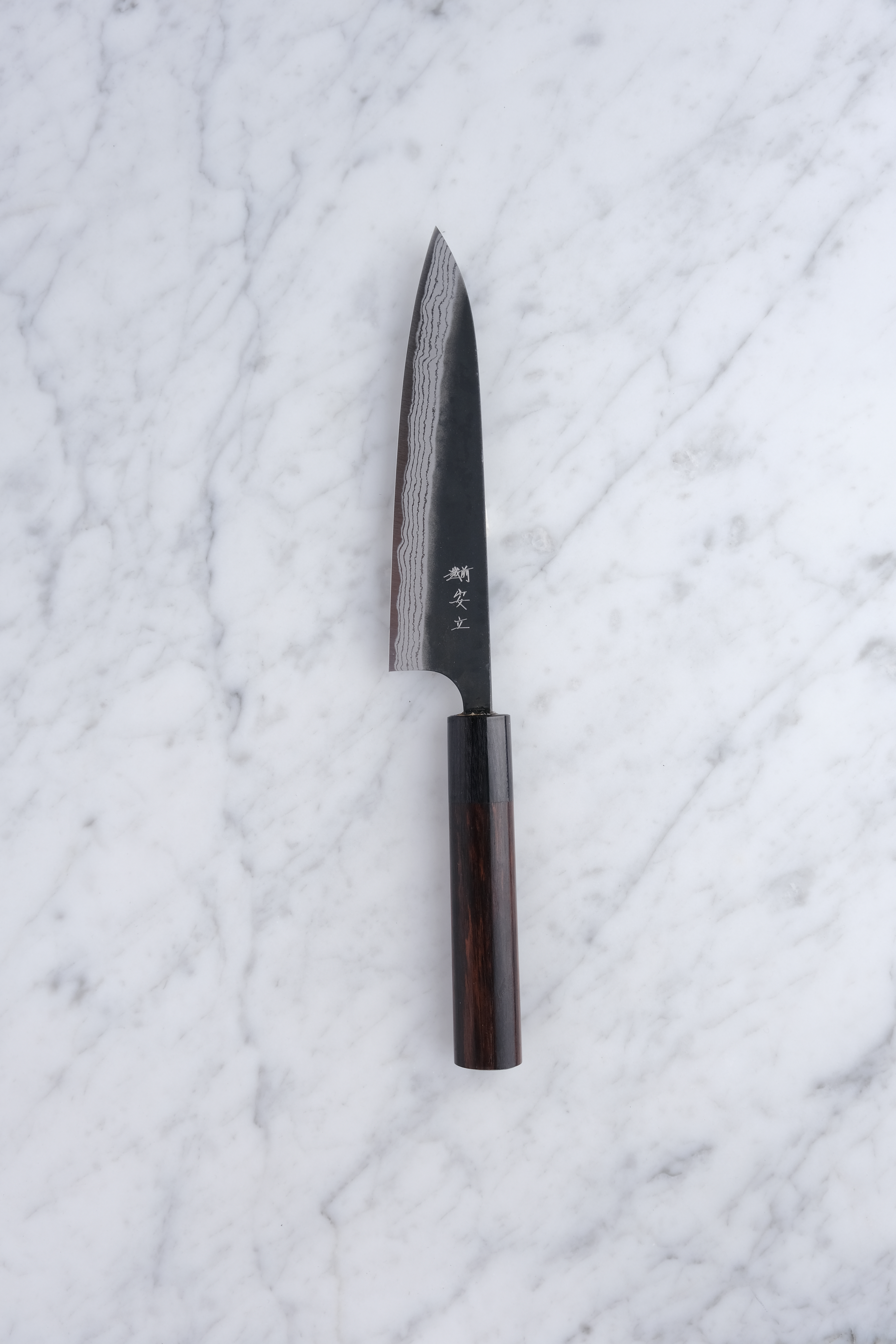 Anryu Kurouchi Tsuchime 150mm Petty Shirogami #2