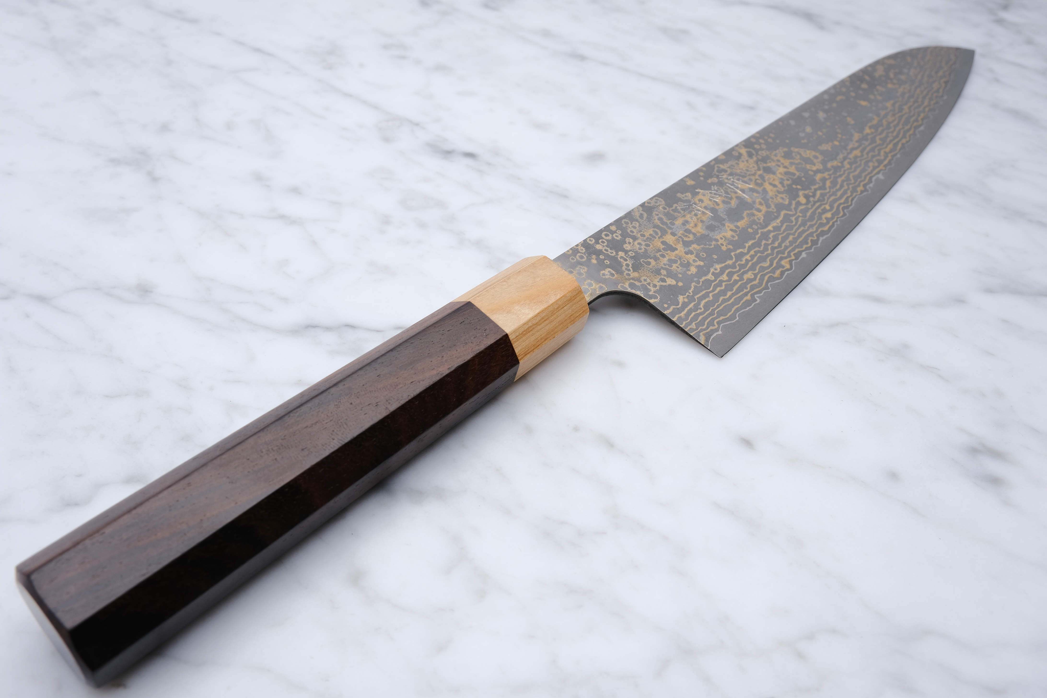 Takeshi Saji 240 mm Gyuto VG-10 Gold