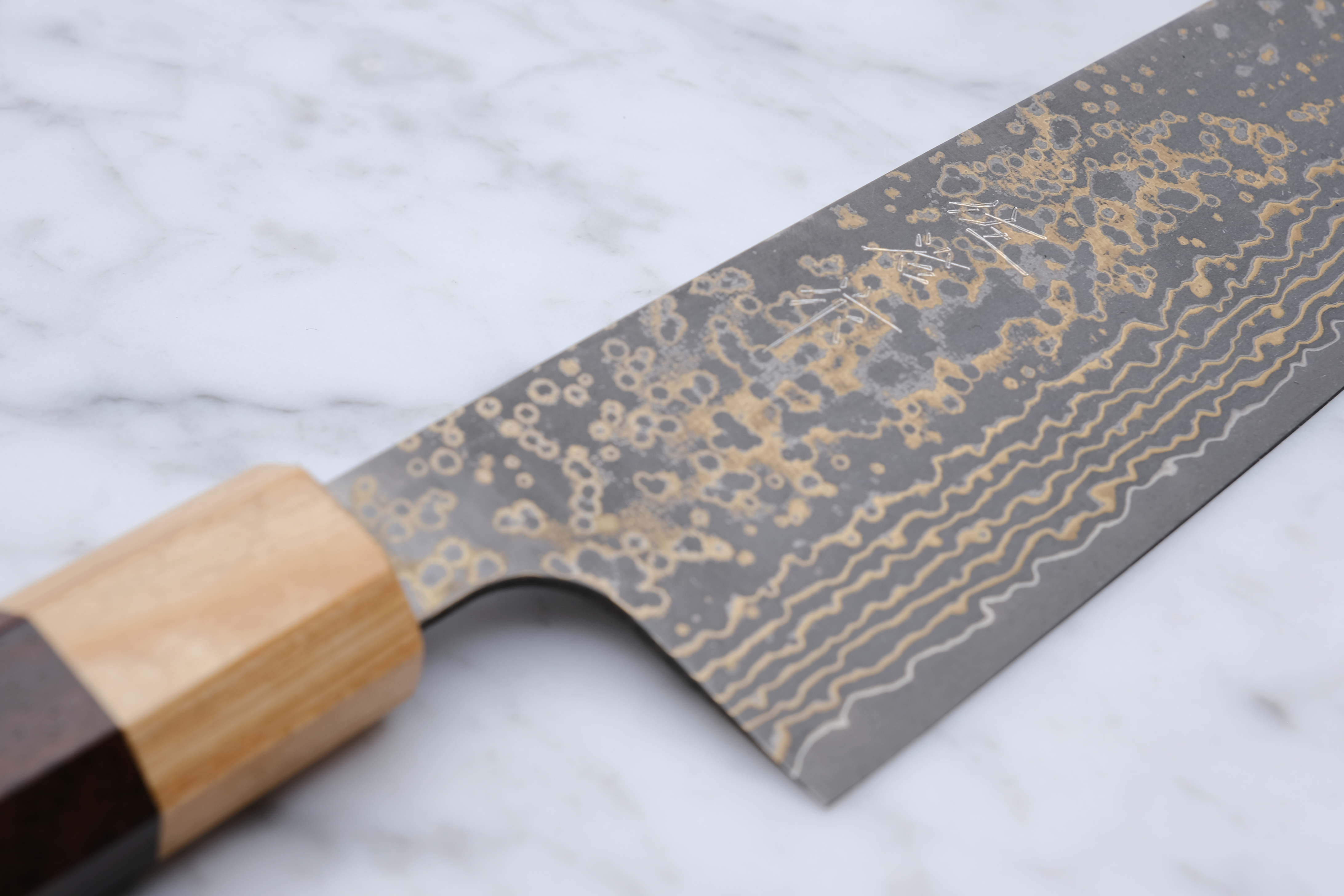 Takeshi Saji 240 mm Gyuto VG-10 Gold