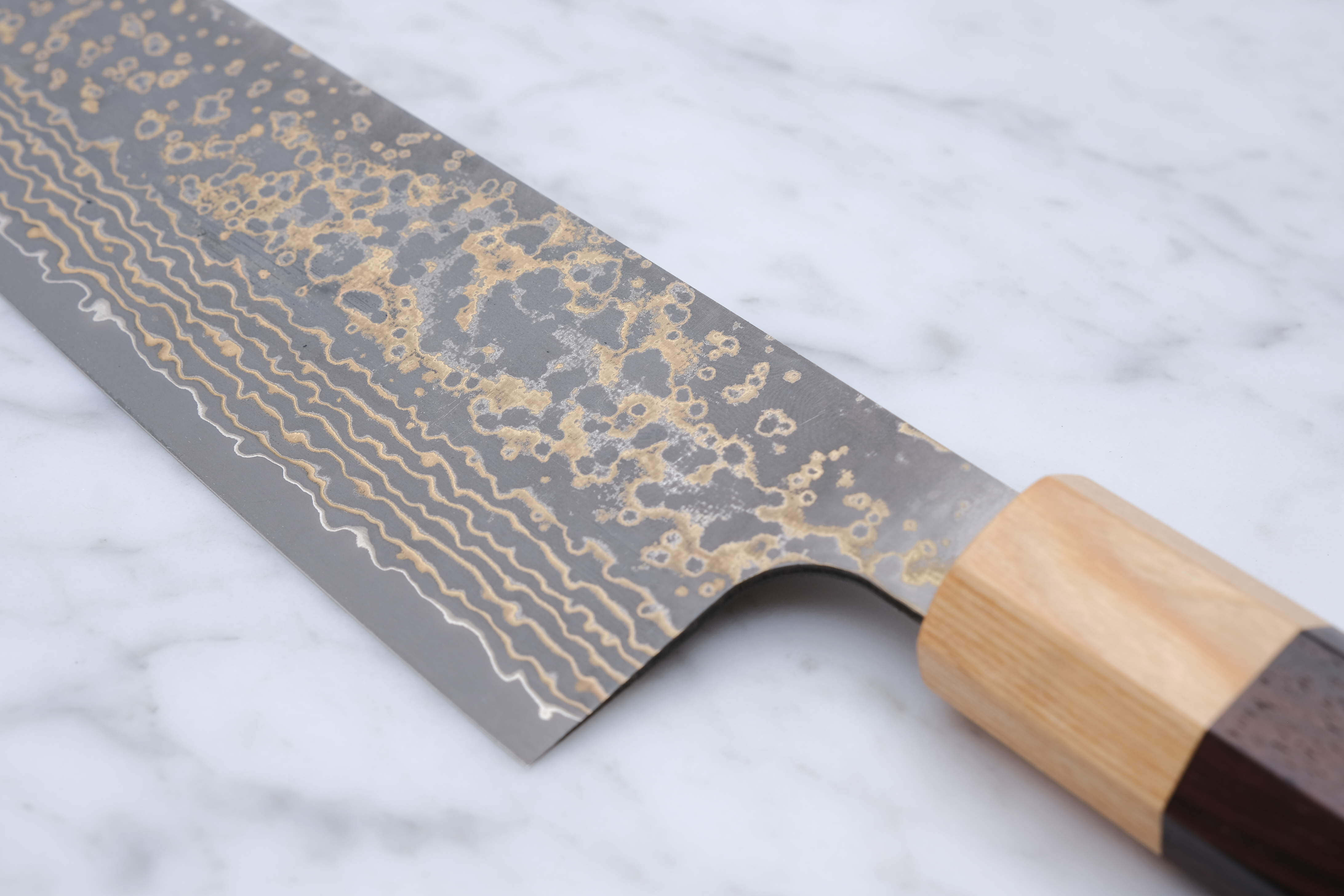 Takeshi Saji 240 mm Gyuto VG-10 Gold