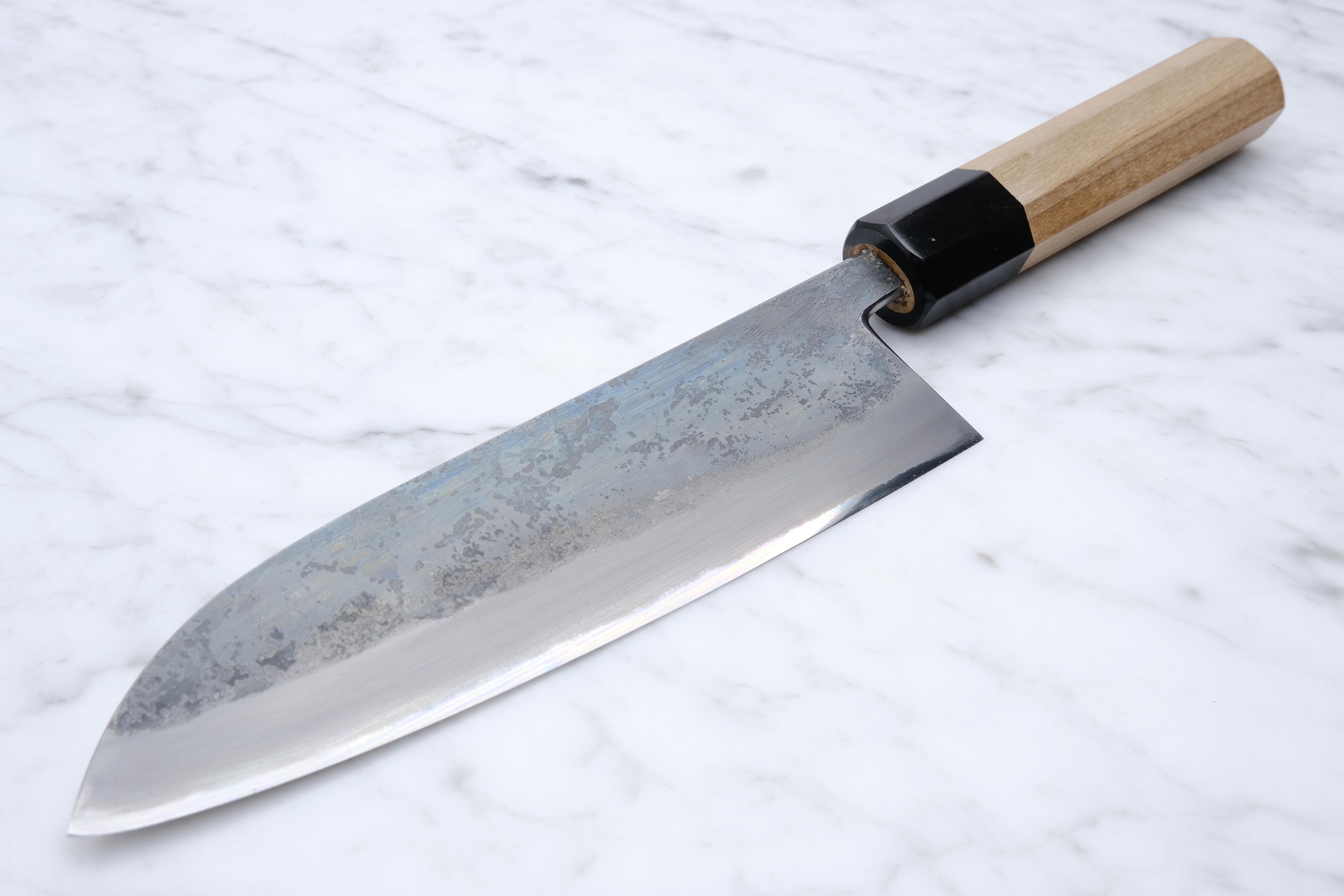 Itabaryu Santoku 165mm Weiß 2