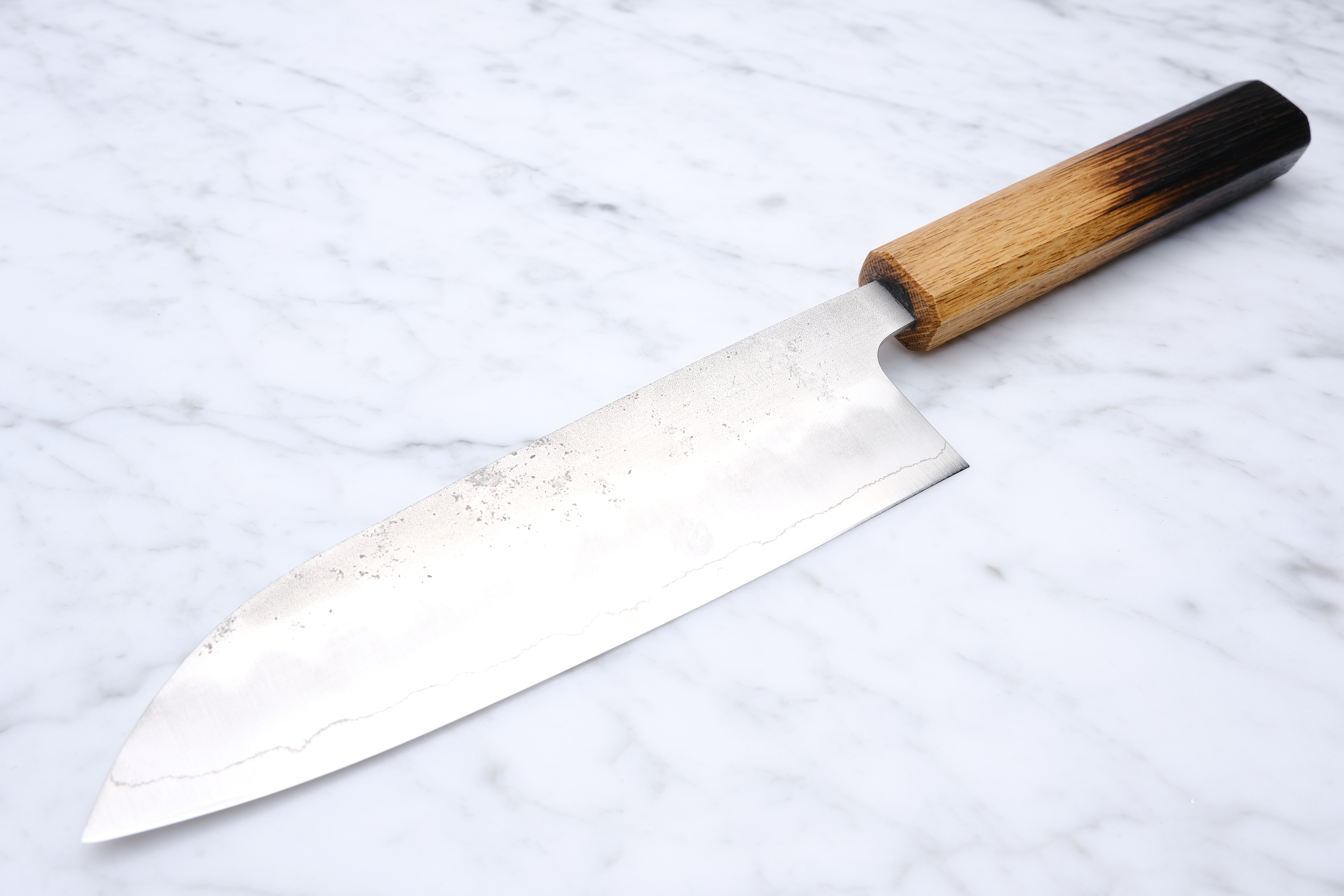 OUL Sakai Santoku 165 mm Santoku Gin3 - Brændt Eg