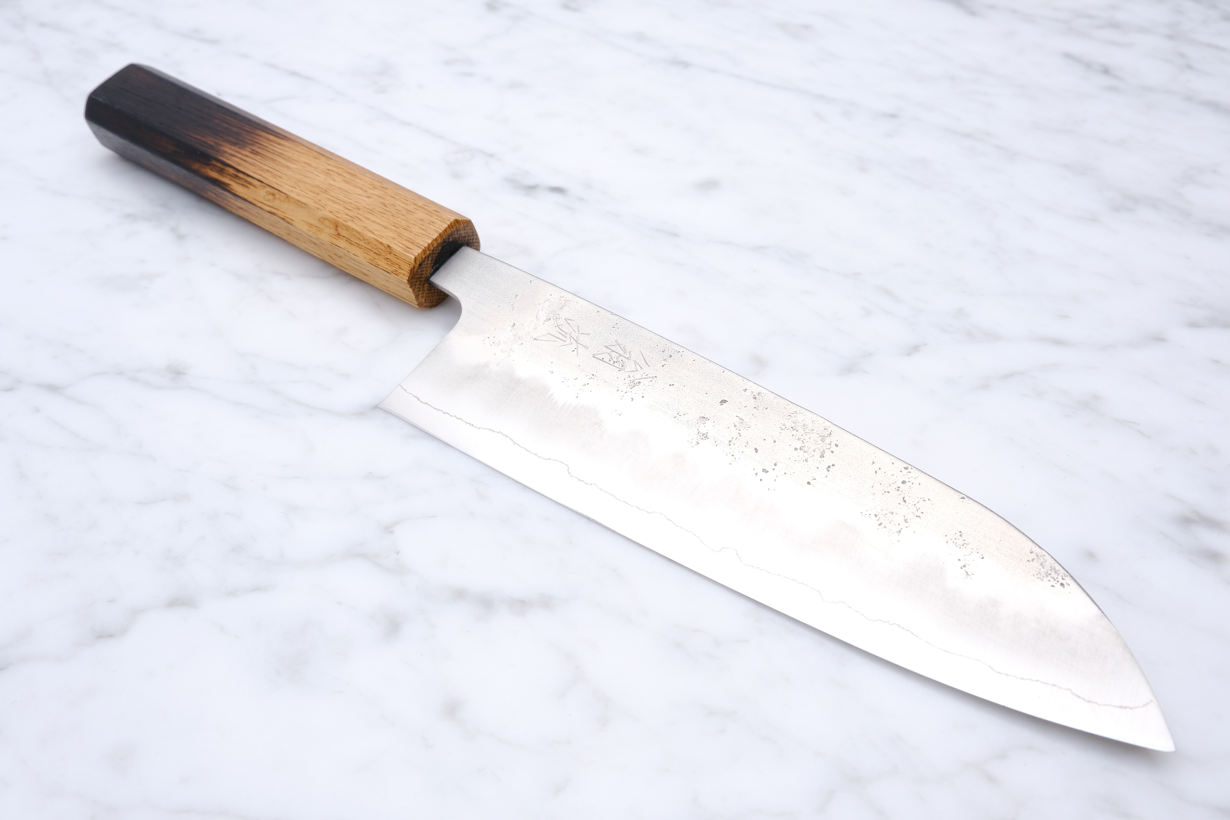 OUL Sakai Santoku 165 mm Santoku Gin3 - Brændt Eg