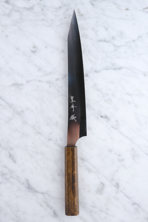 Yu Kurosaki Gekko 240 mm Sujihiki VGXEOS - Oak