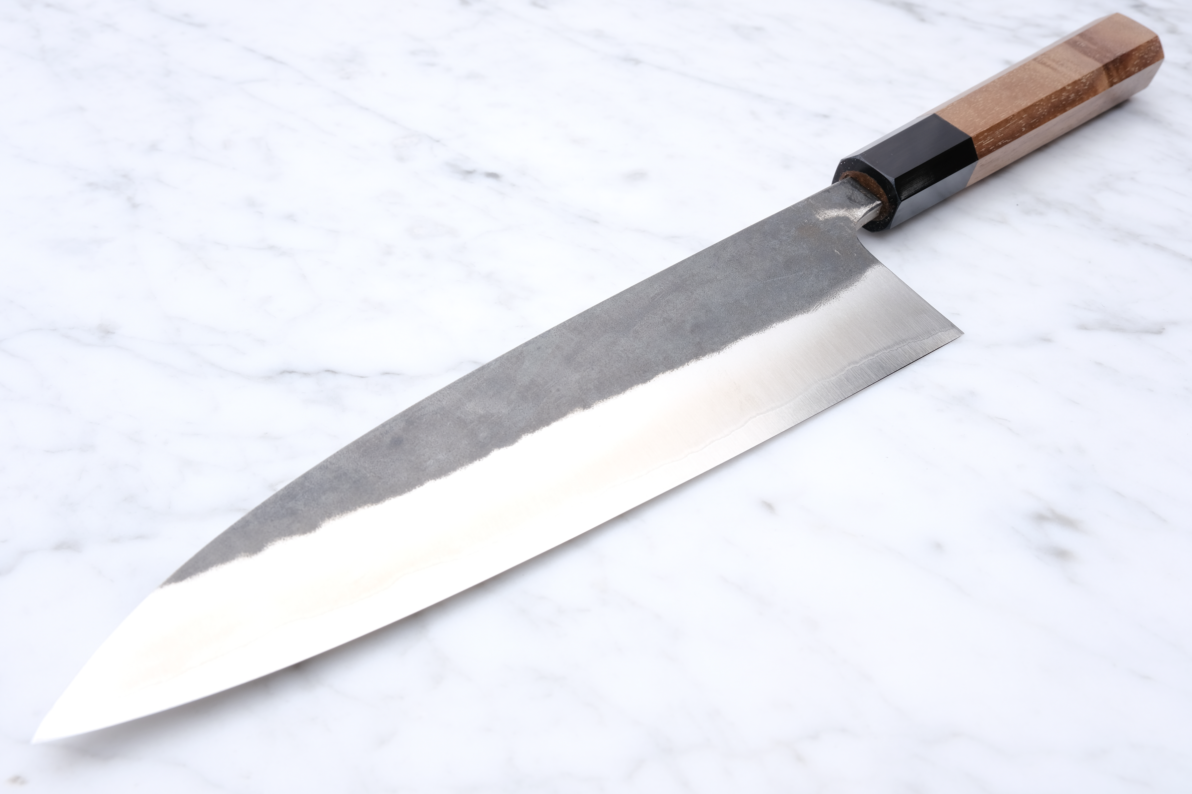 Hatsukokoro Kurokaze 210 mm Gyuto - Shirogami #2