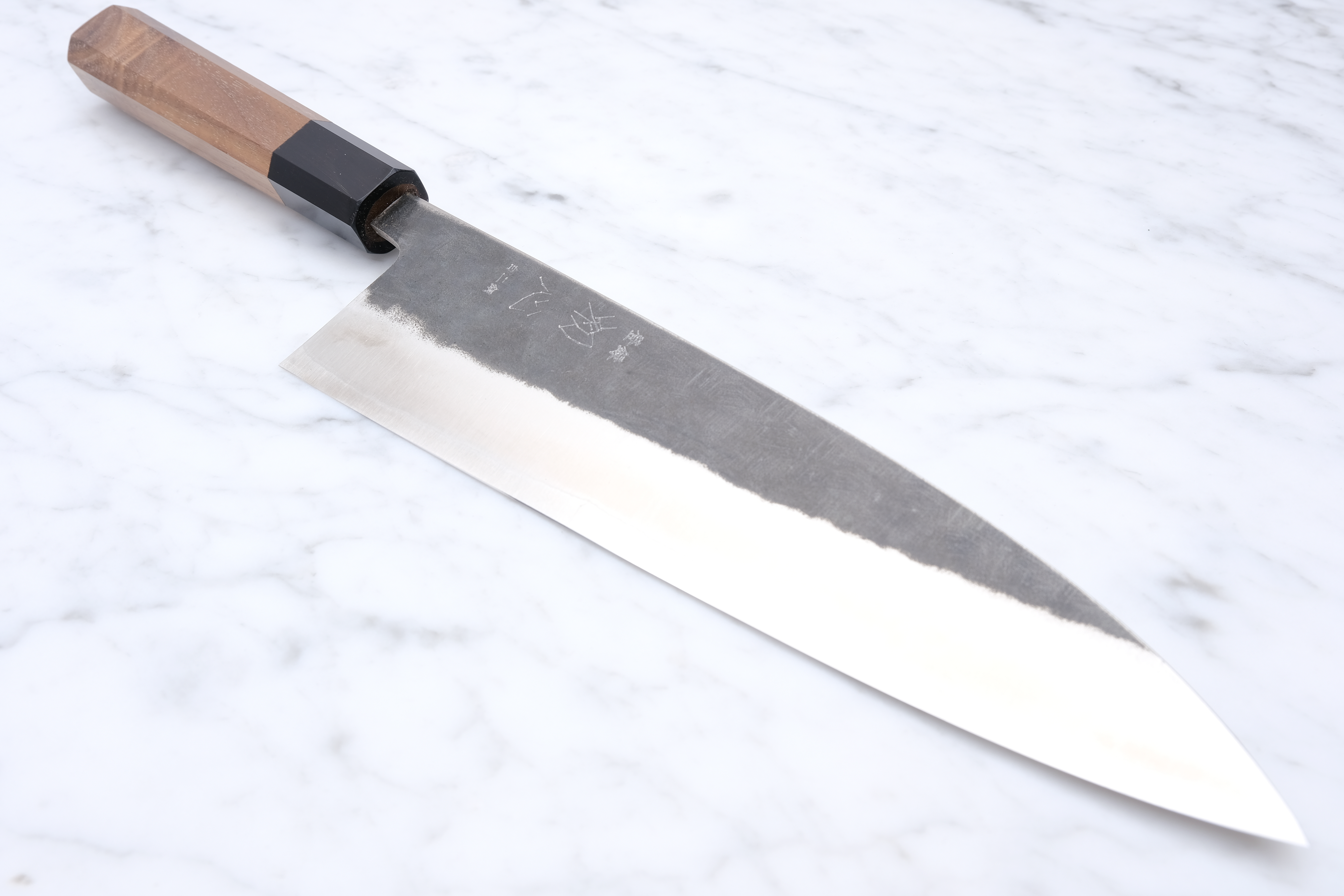 Hatsukokoro Kurokaze 210 mm Gyuto - Shirogami #2