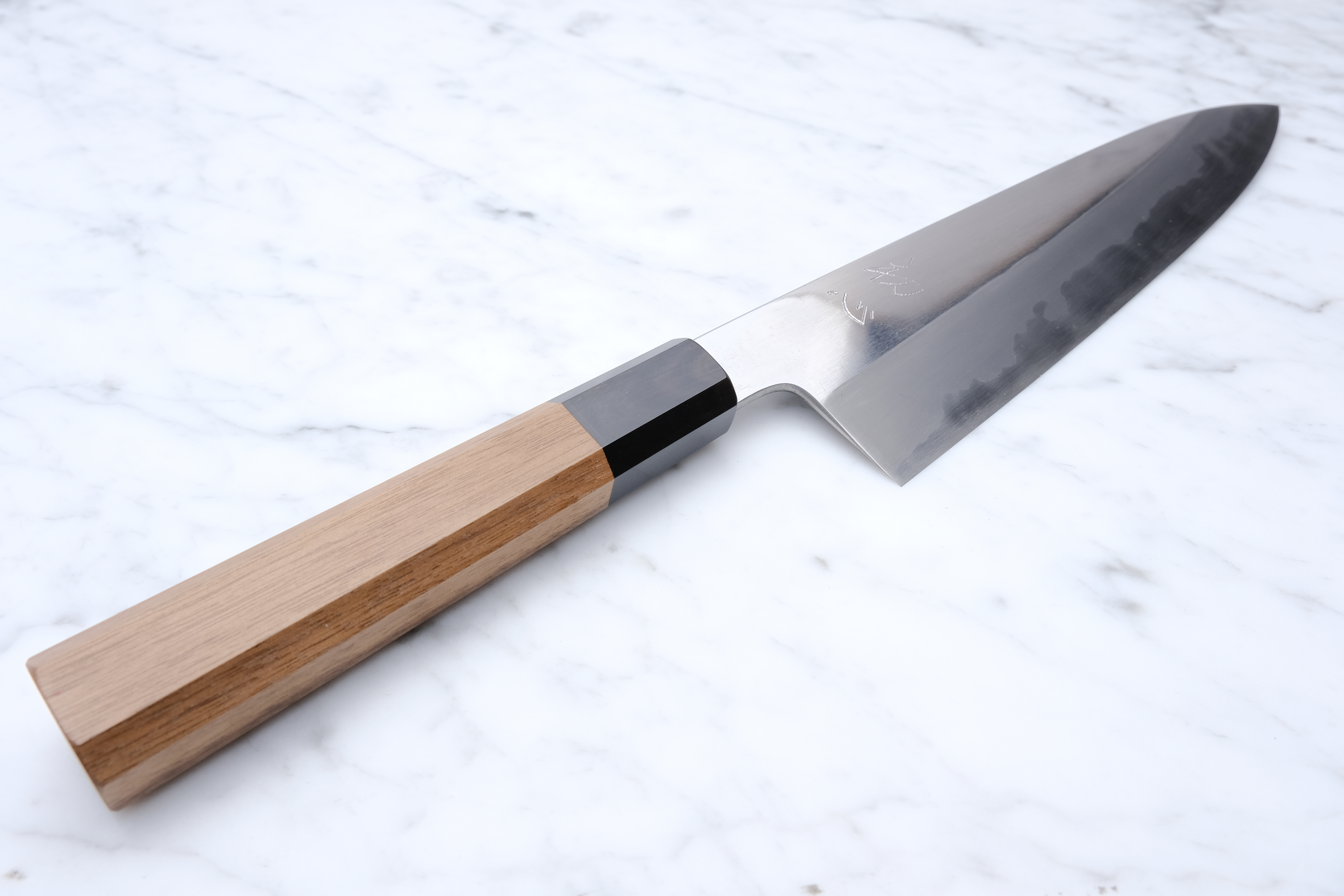 Hatsukokoro Komorebi 180 mm Santoku Damaskus Blue-1 - 2nd. sortering