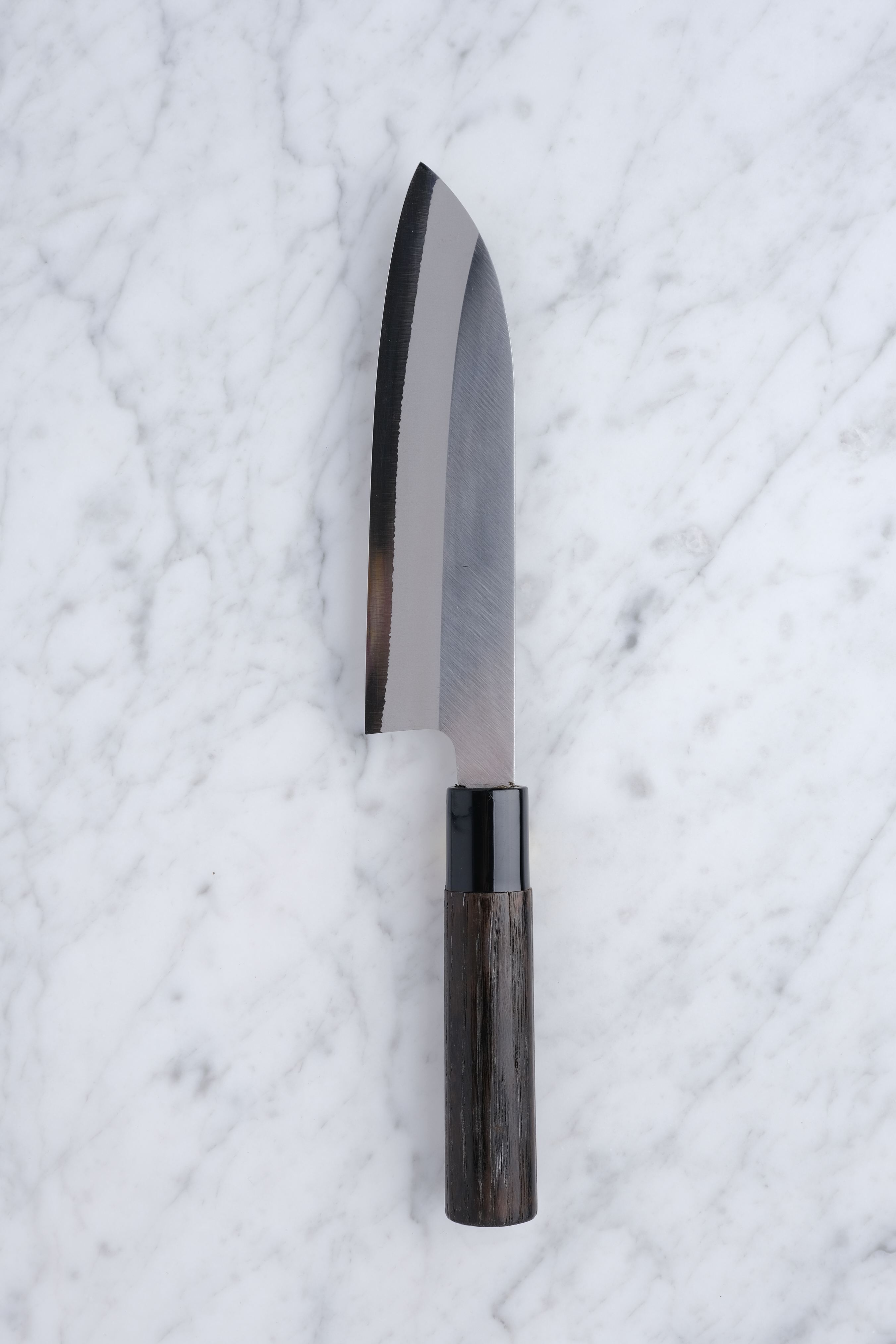 Sakai Kanechika White #2 170 Santoku - Burnt Chestnut