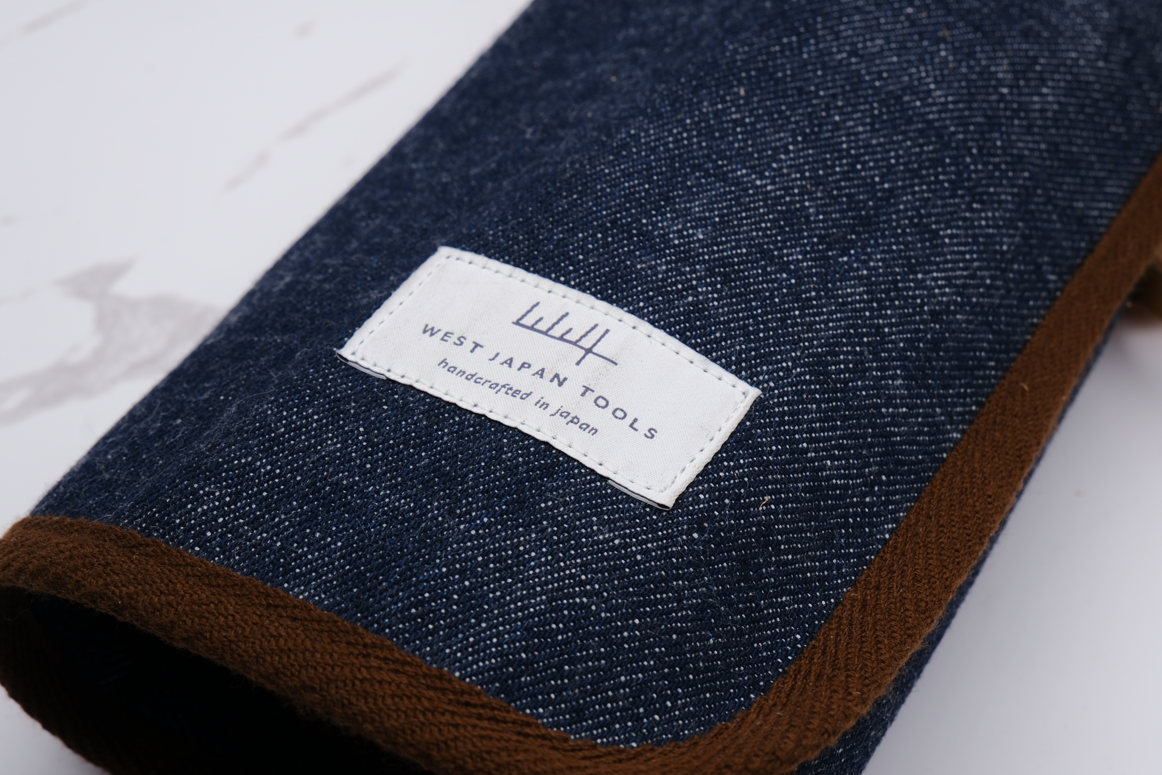 Japanese Knife Roll - Denim