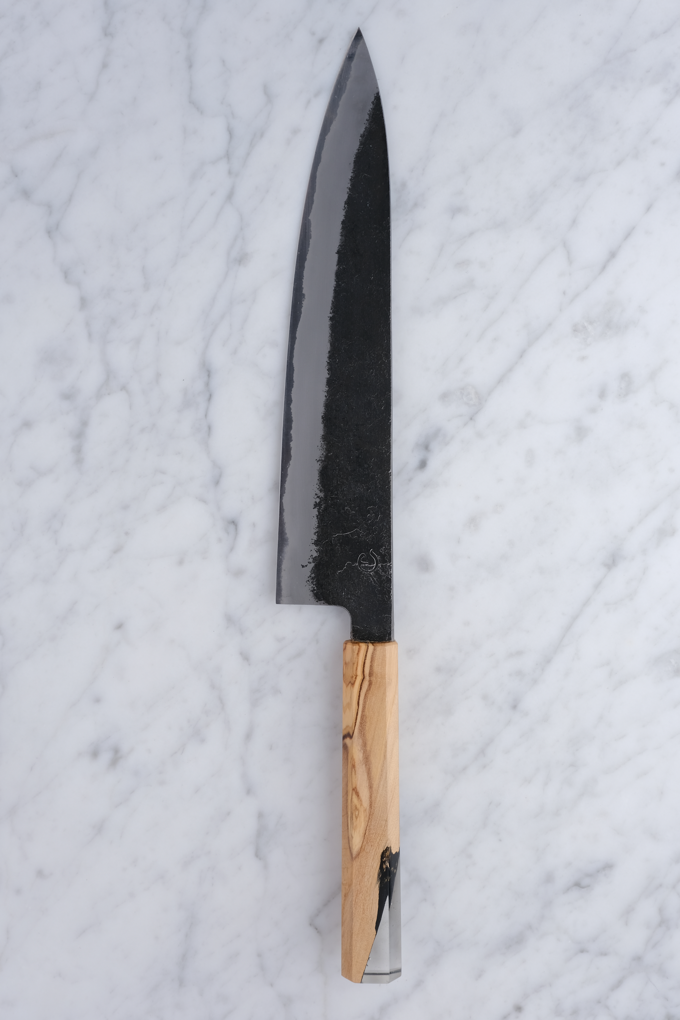 Hozantomoe 240 mm Gyuto - Shirogami 2