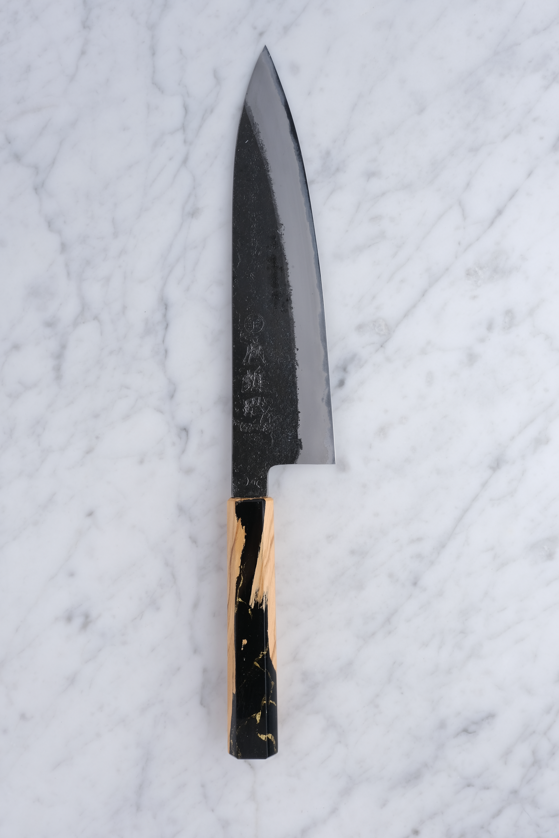 Hozantomoe 210 mm Gyuto - Shirogami 2