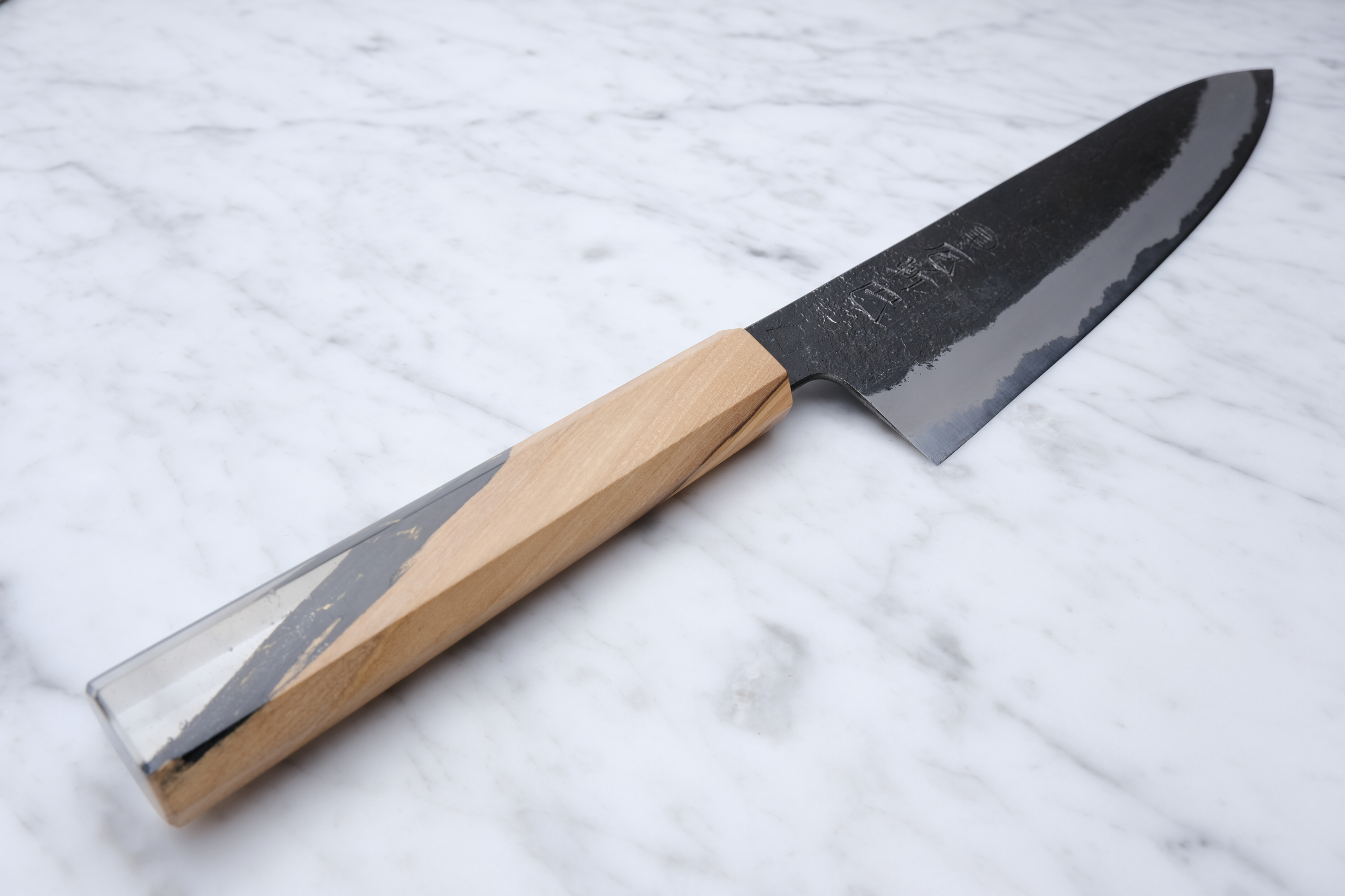 Hozantomoe 240 mm Gyuto - Shirogami 2