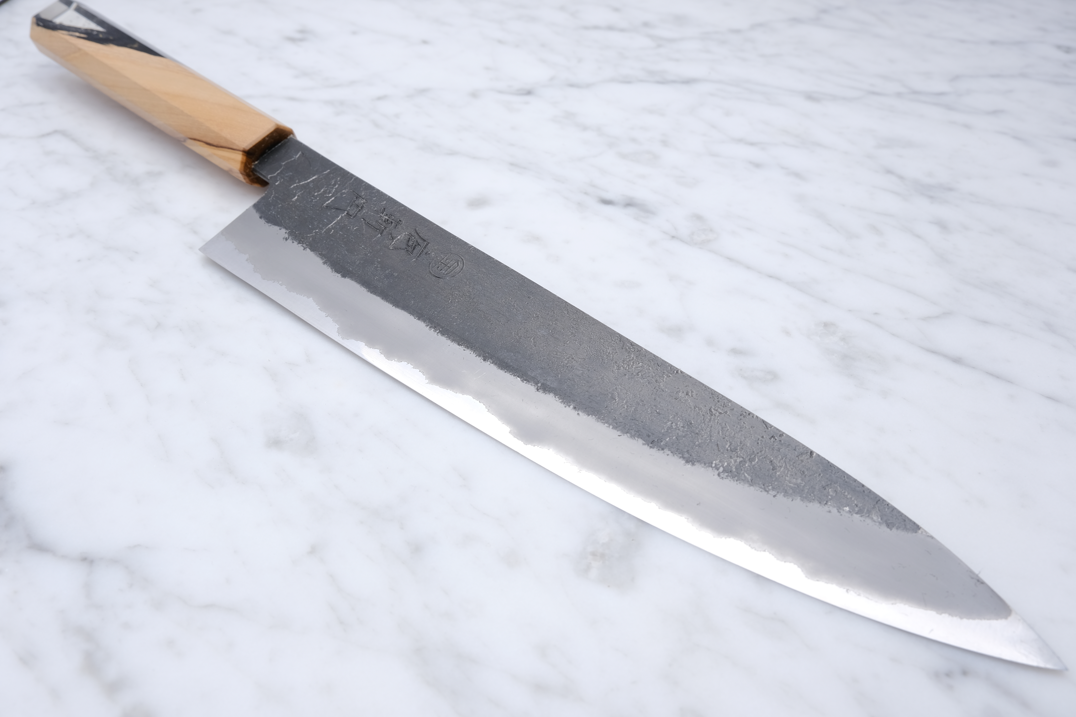 Hozantomoe 240 mm Gyuto - Shirogami 2