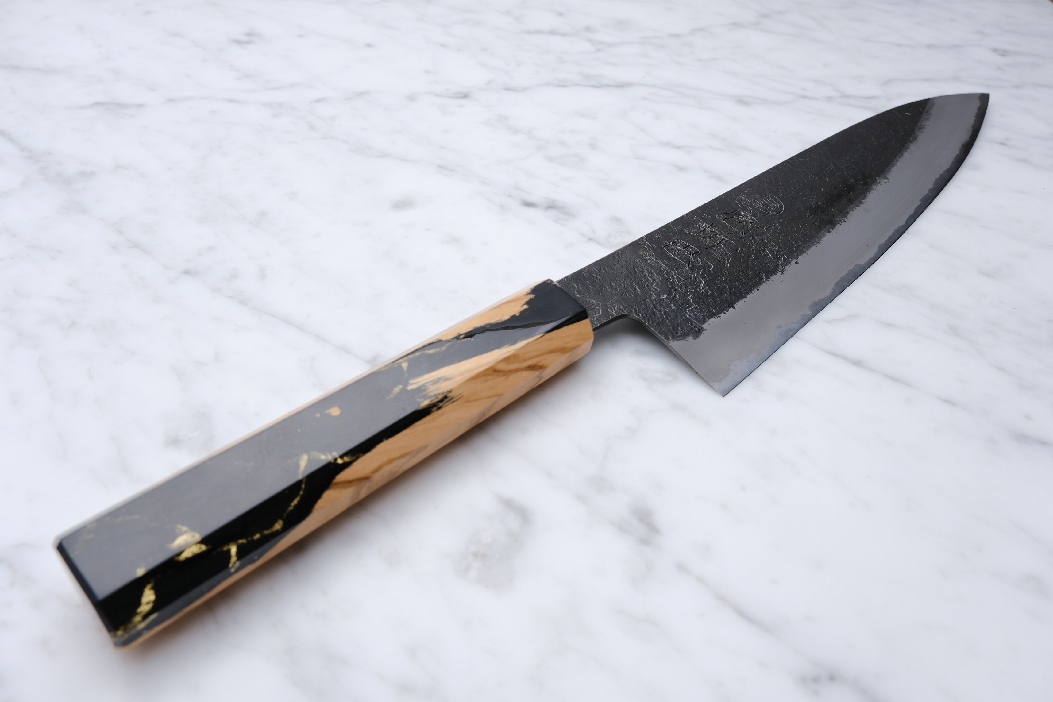 Hozantomoe 210 mm Gyuto - Shirogami 2