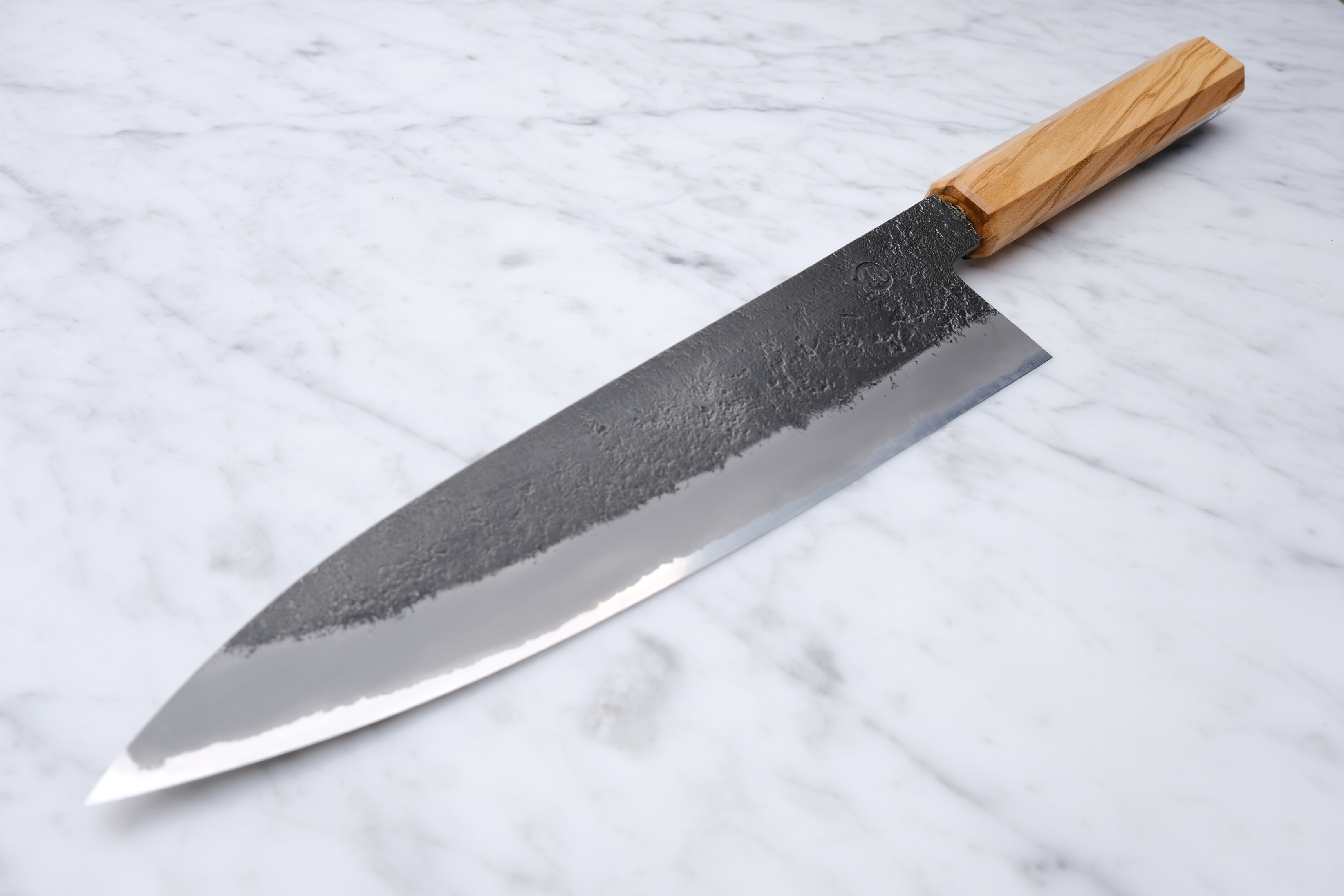 Hozantomoe 210 mm Gyuto - Shirogami 2