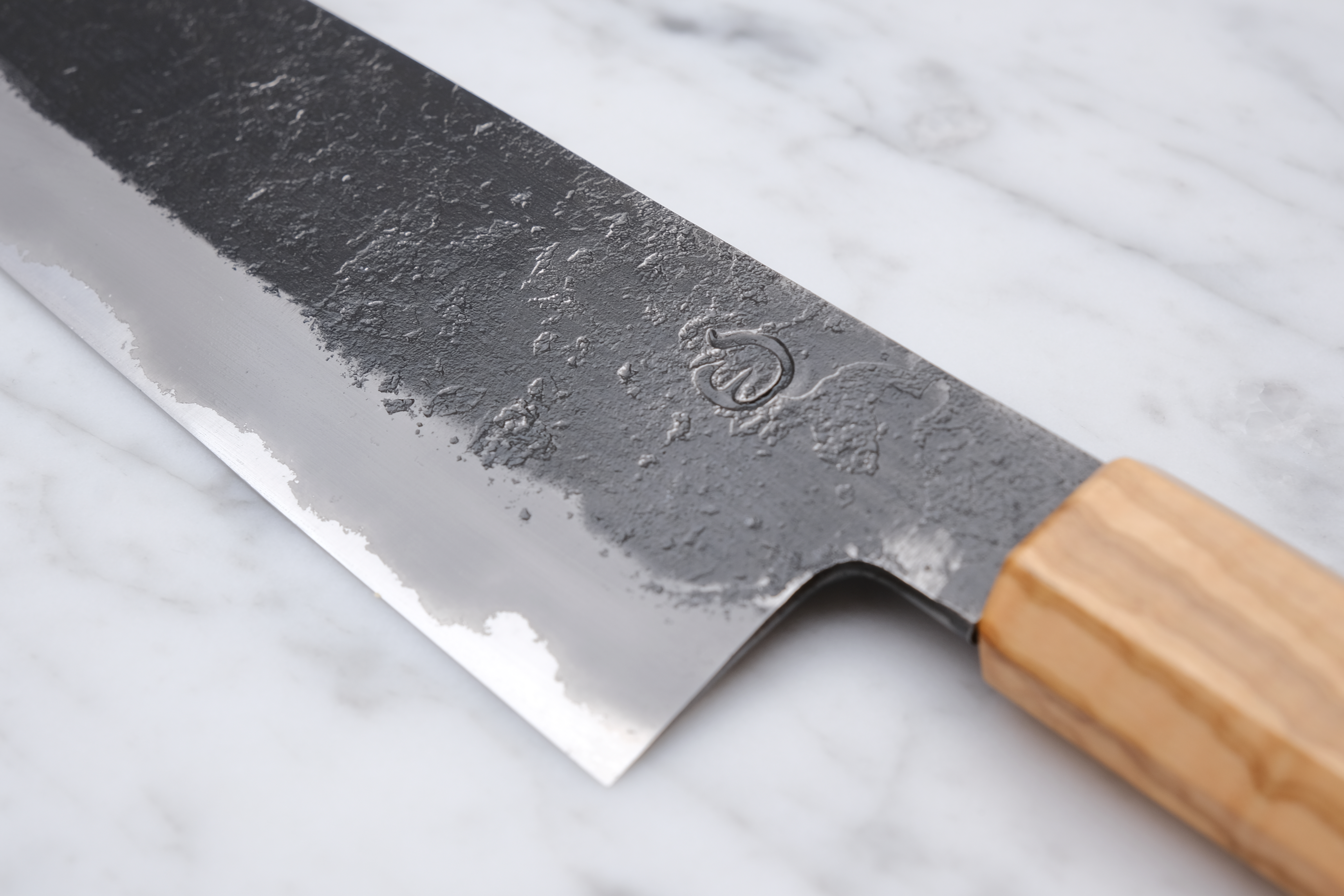 Hozantomoe 180 mm Santoku - Shirogami 2