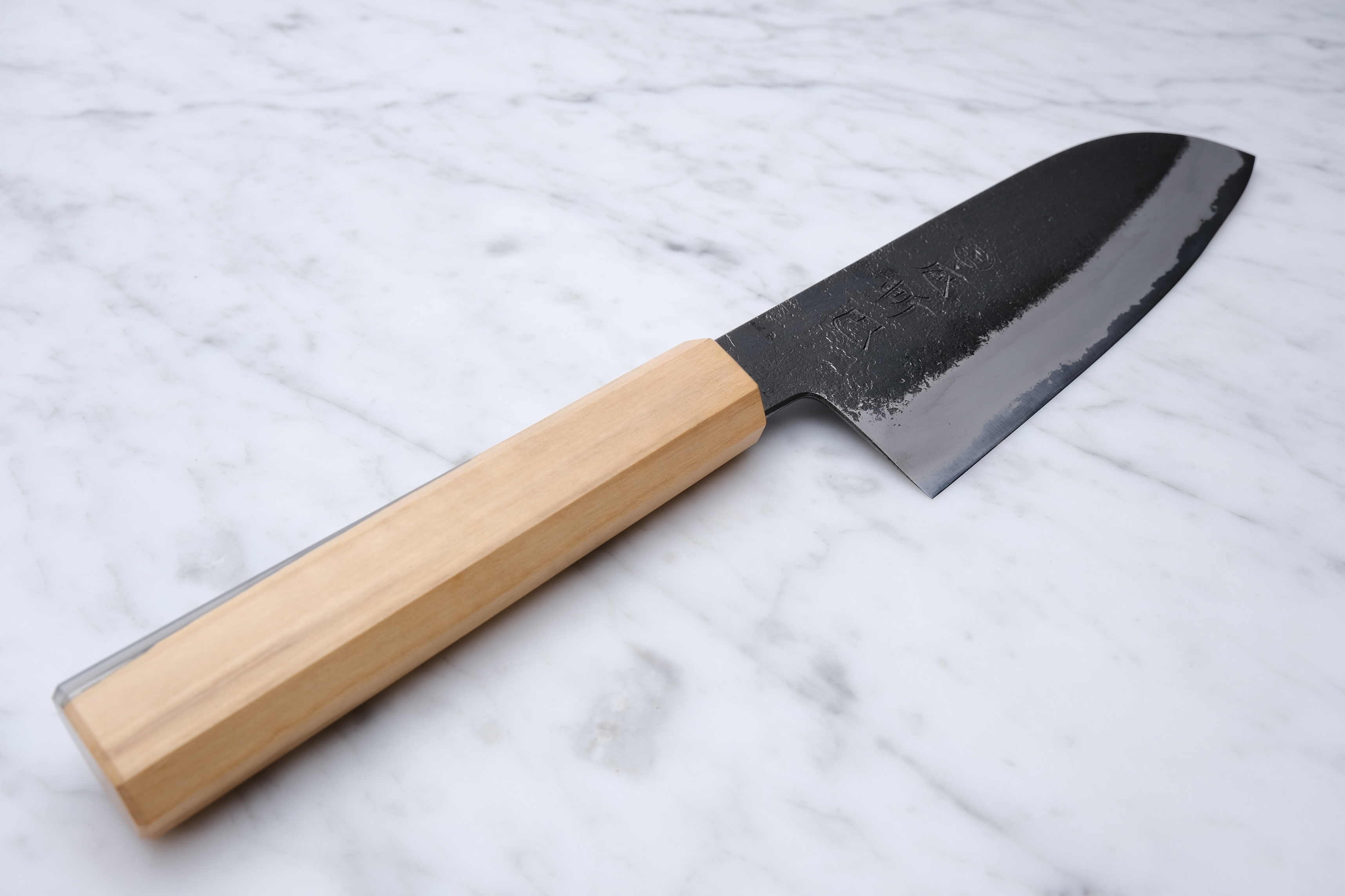 Hozantomoe 165 mm Santoku - Shirogami 2