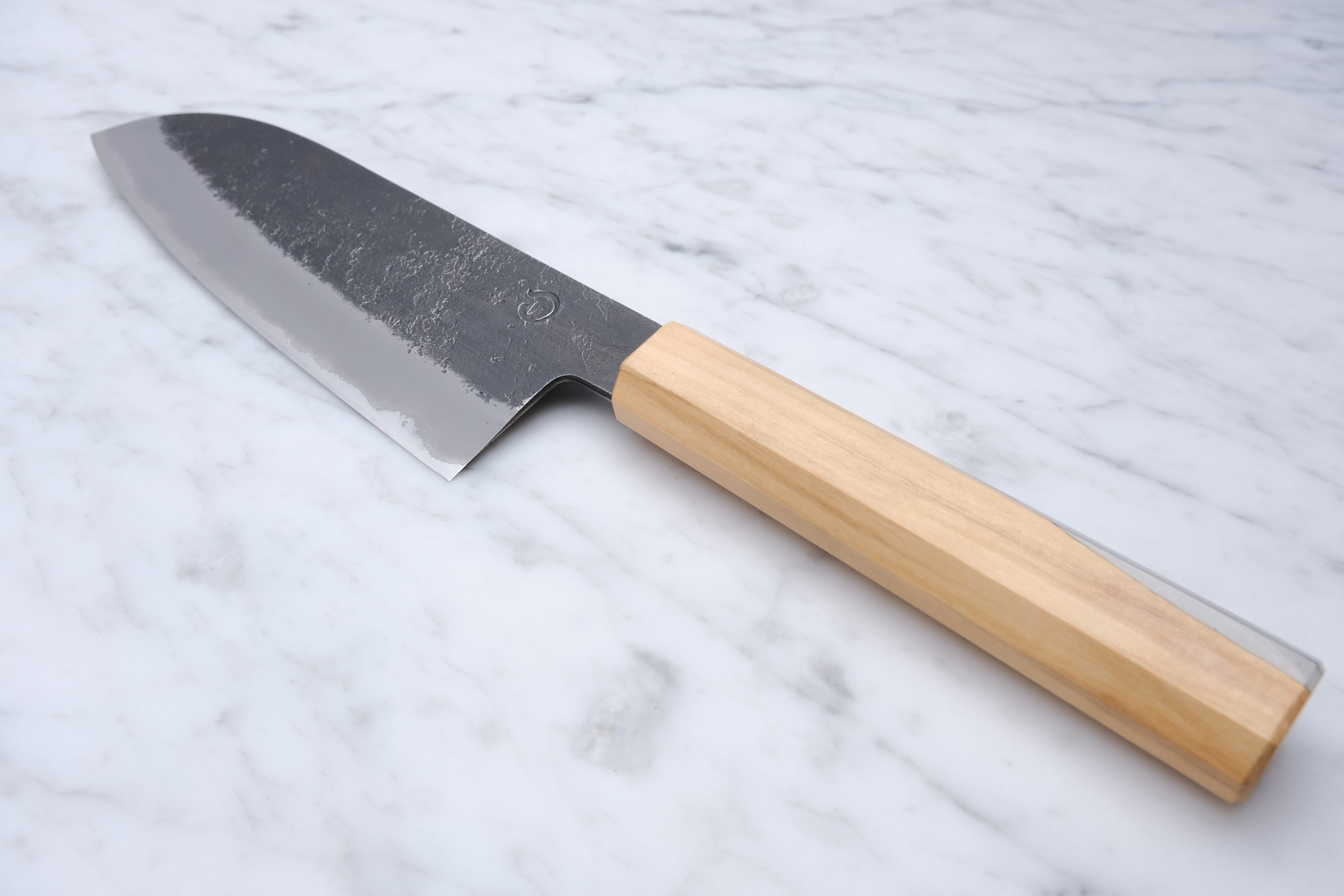 Hozantomoe 165 mm Santoku - Shirogami 2