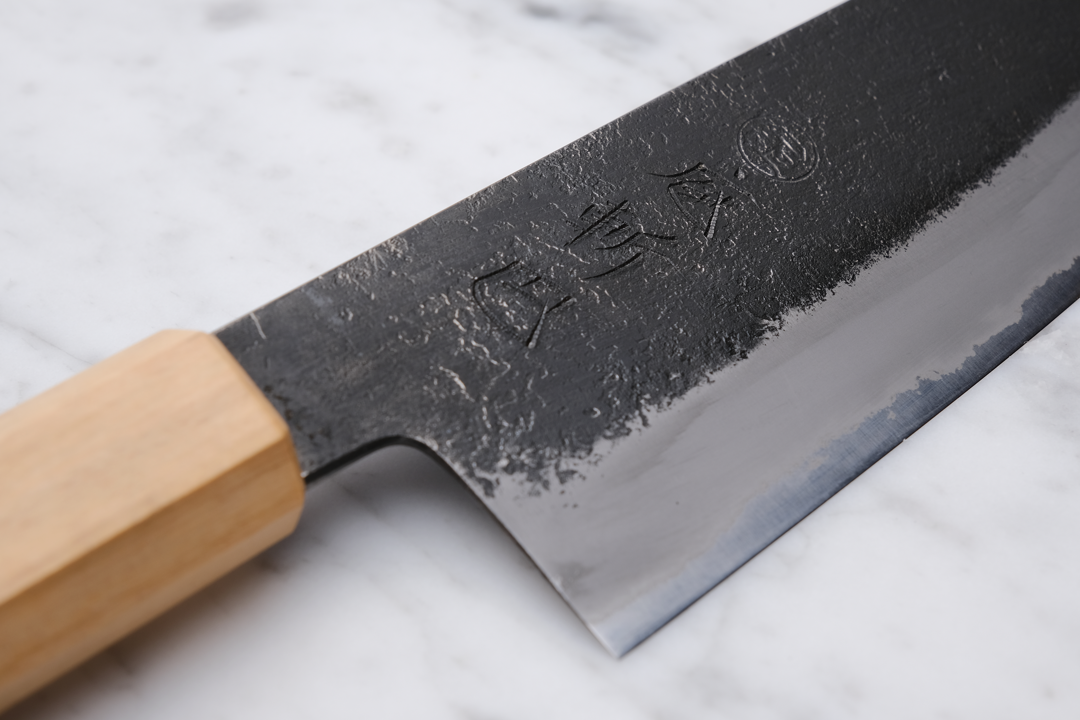 Hozantomoe 165 mm Santoku - Shirogami 2