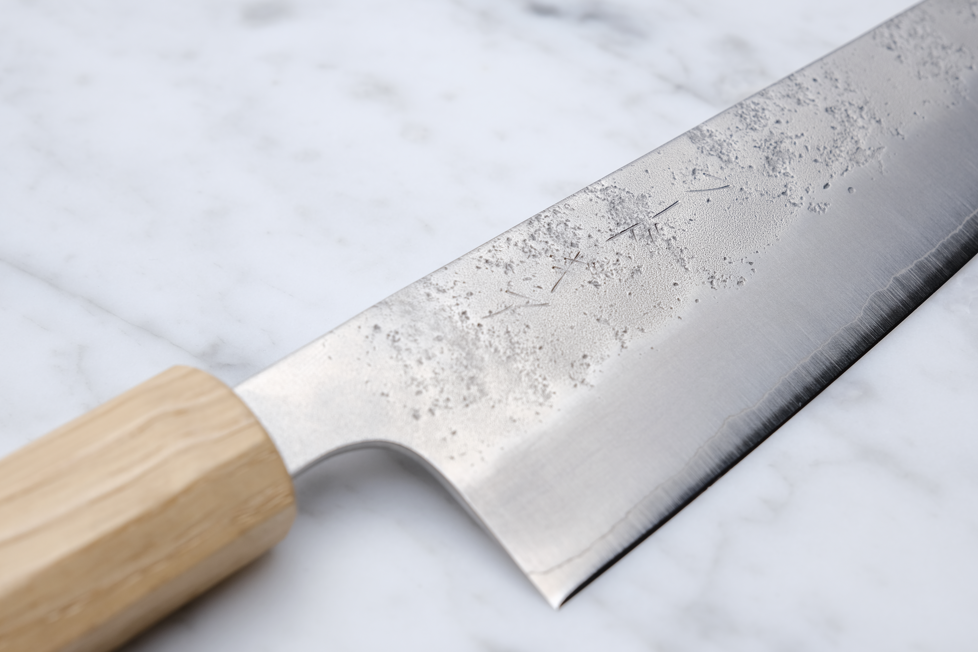 Foodgear Hamono Gyuto 180mm Gin3 - Kastanje