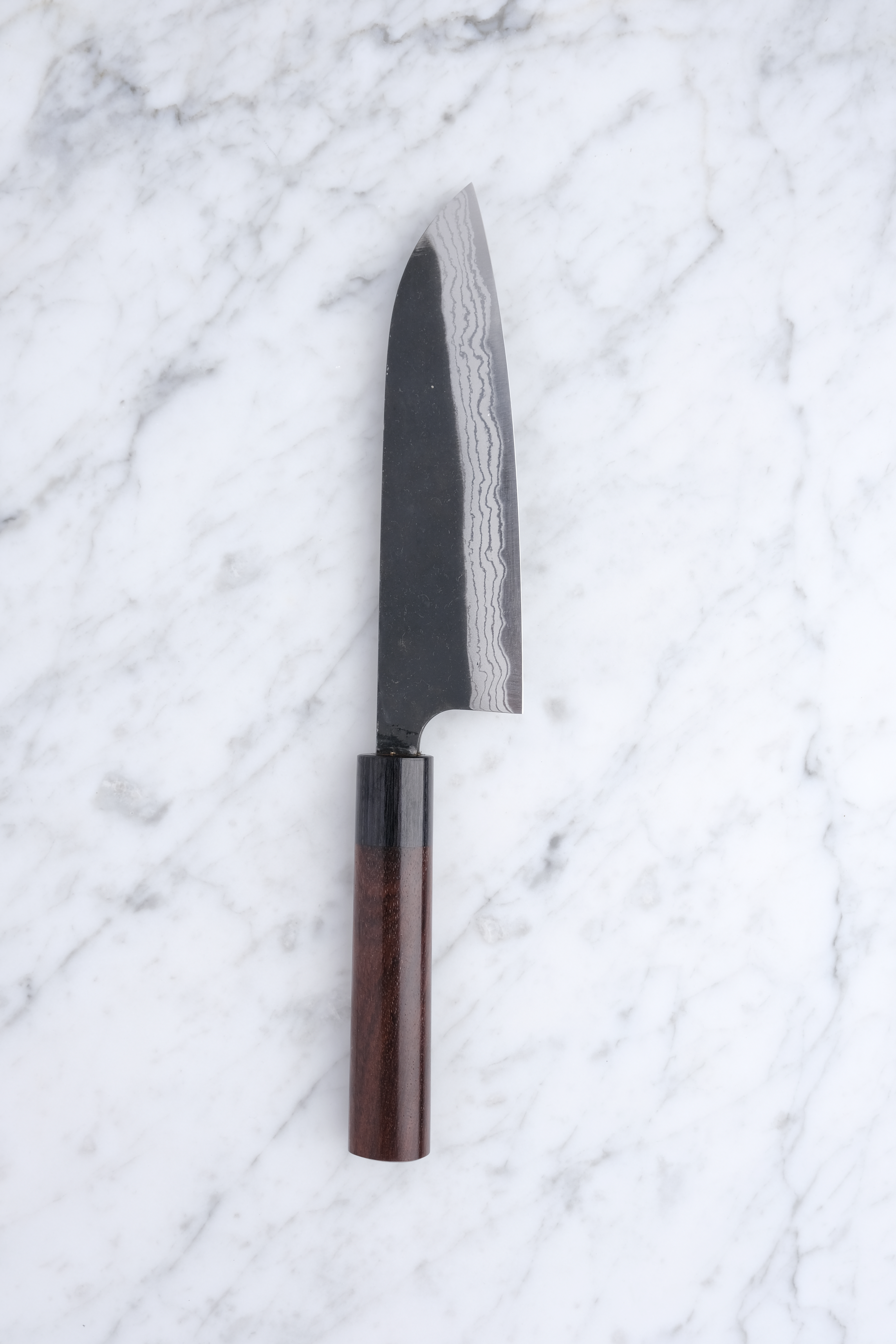 Anryu Kurouchi 170mm Santoku Shirogami #2