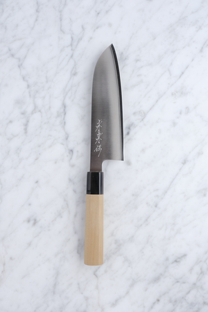 The Miraiden 170mm Santoku AUS-10