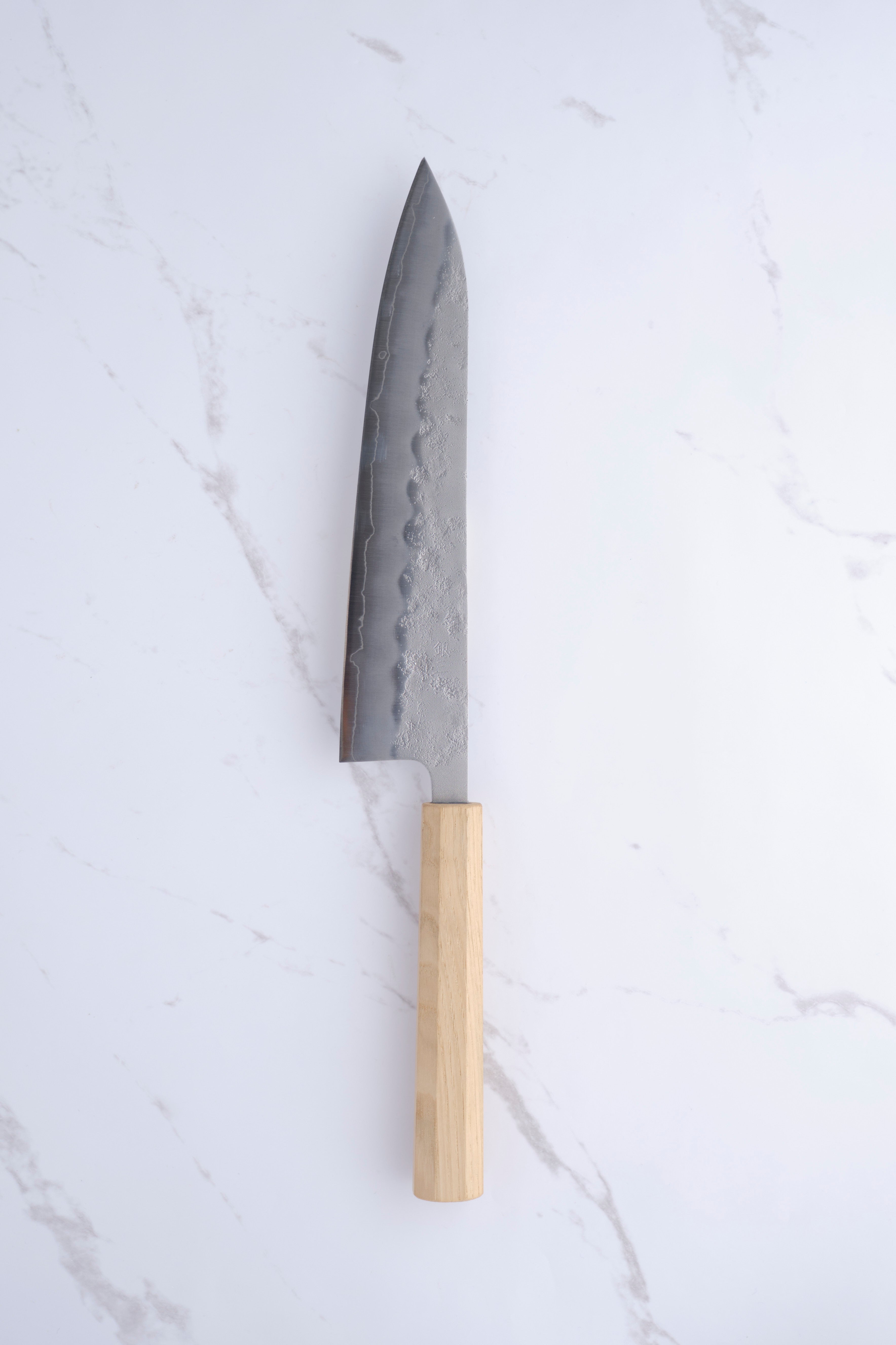 Foodgear Hamono Gyuto 210mm Gin3 - Kastanje