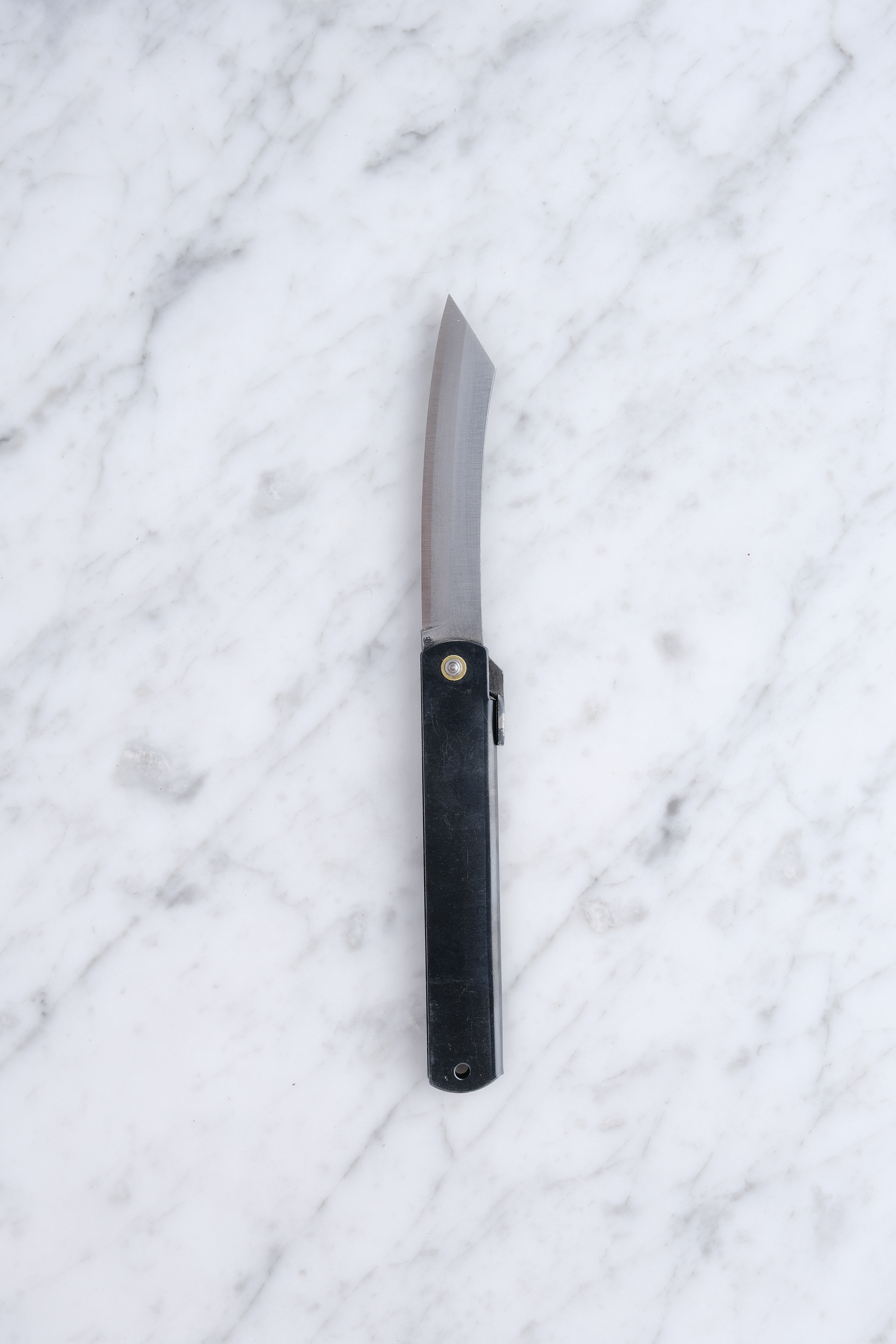 Higonokami 120mm 3 lags SK stål - Sort