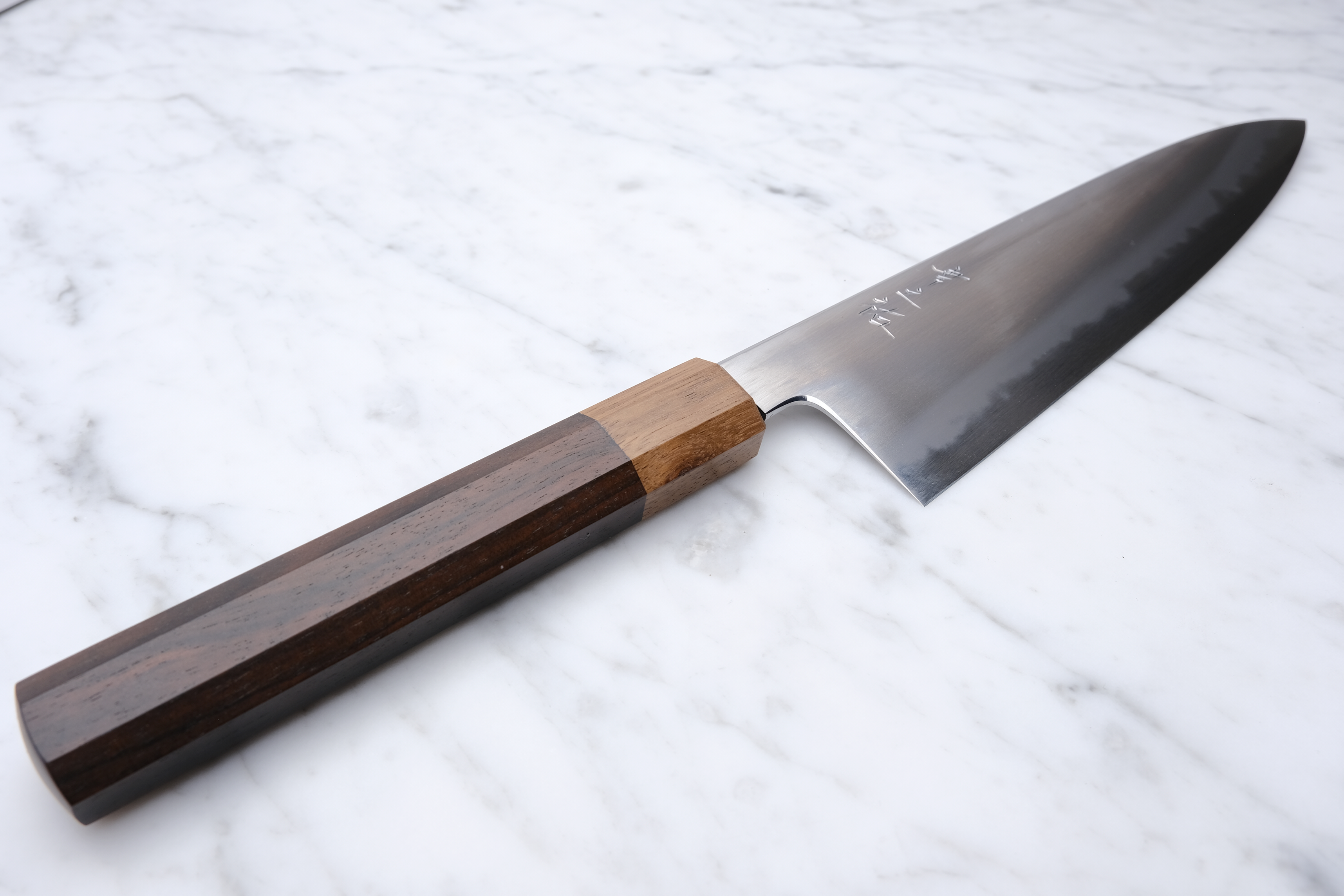 Konosuke FM Fujiyama 225mm Gyuto Shirogami 1 - Khii Ebony
