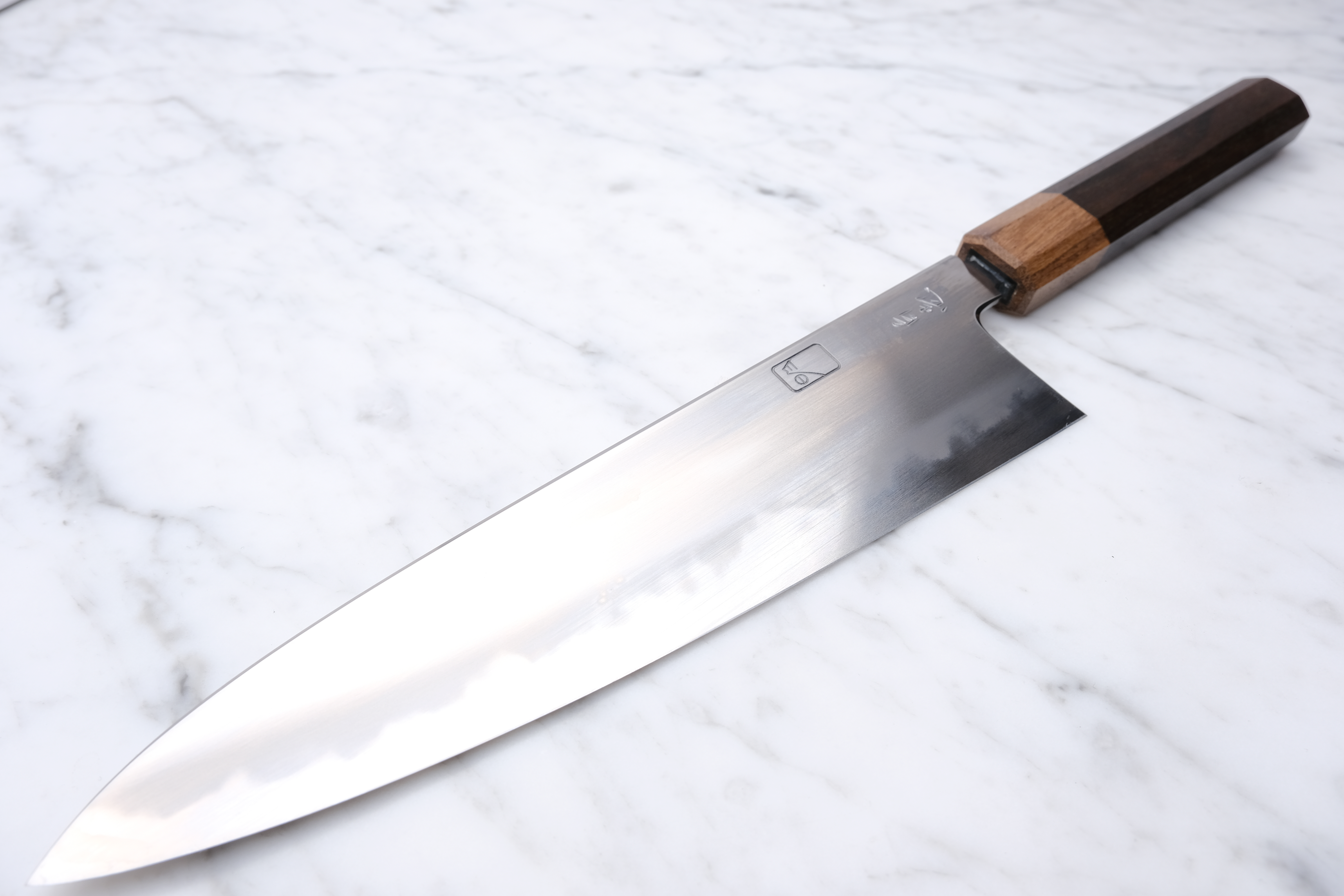 Konosuke FM Fujiyama 225mm Gyuto Shirogami 1 - Khii Ebony