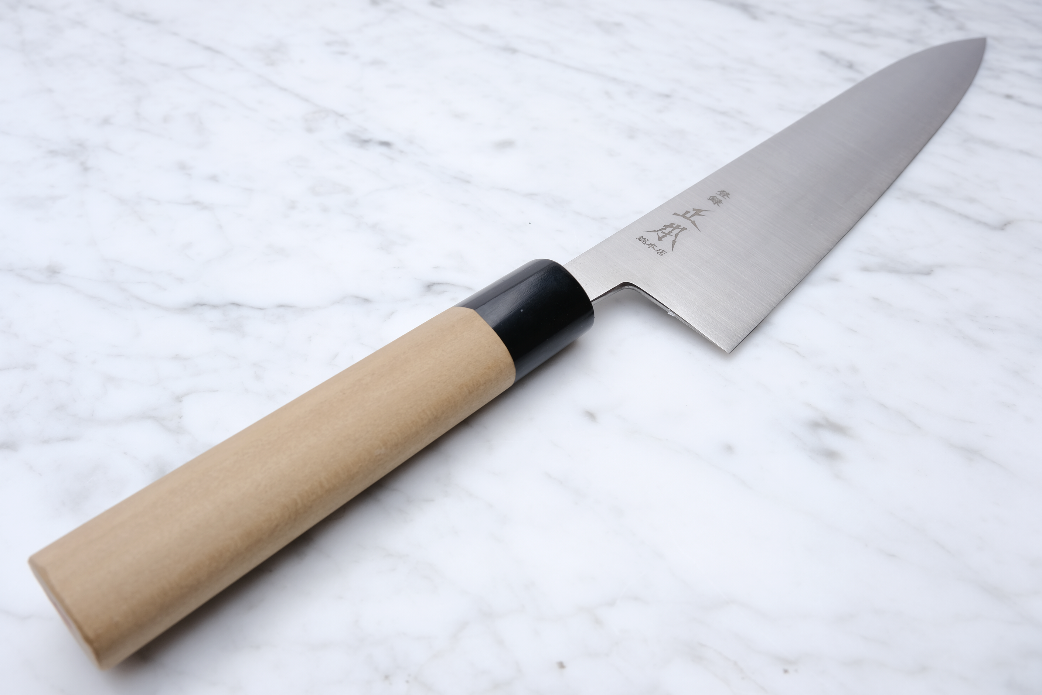 Masamoto Sohonten KS 240 mm Gyuto - Shirogami 2