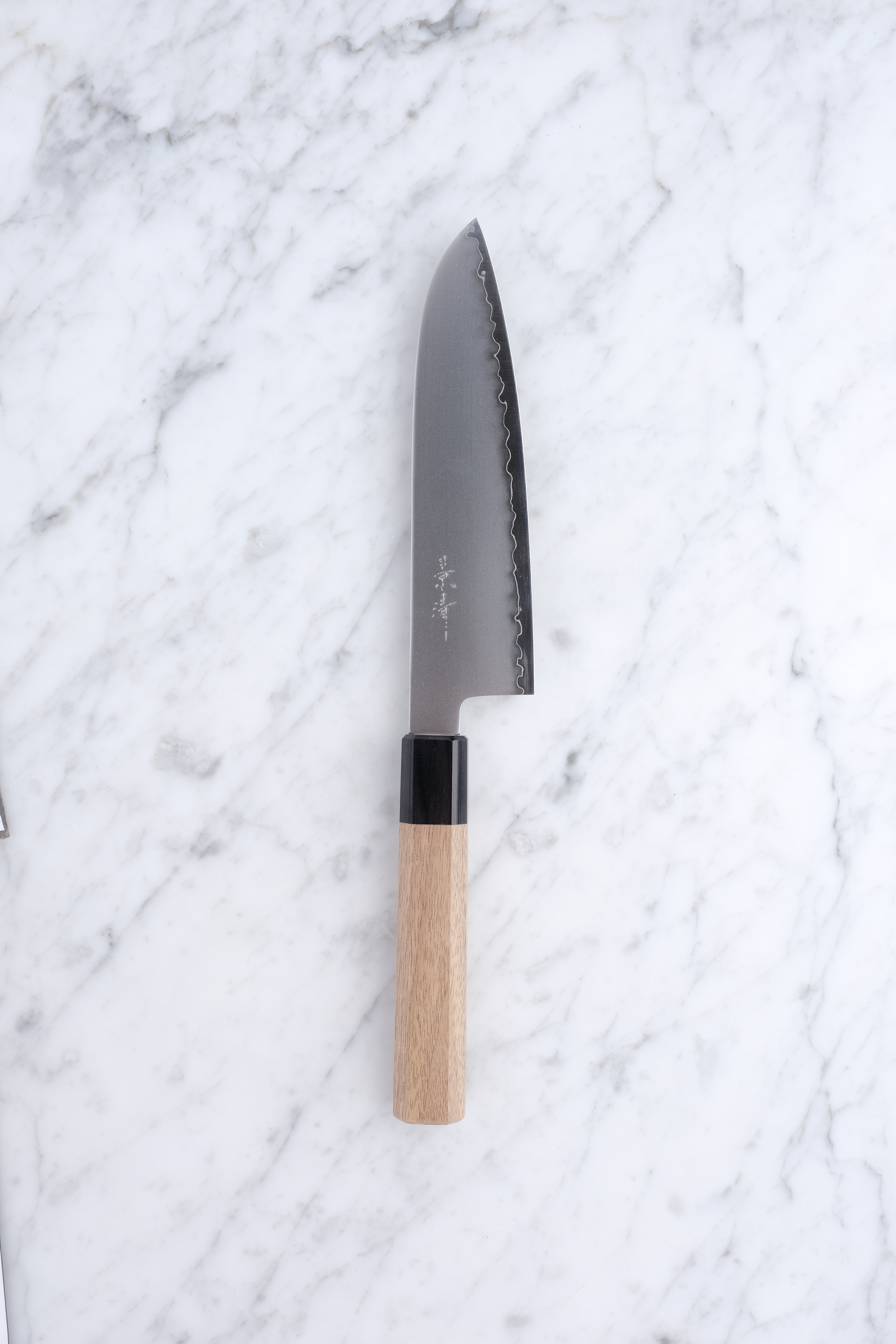 Kagekiyo - Chromax 180 mm Santoku - Walnut Handle