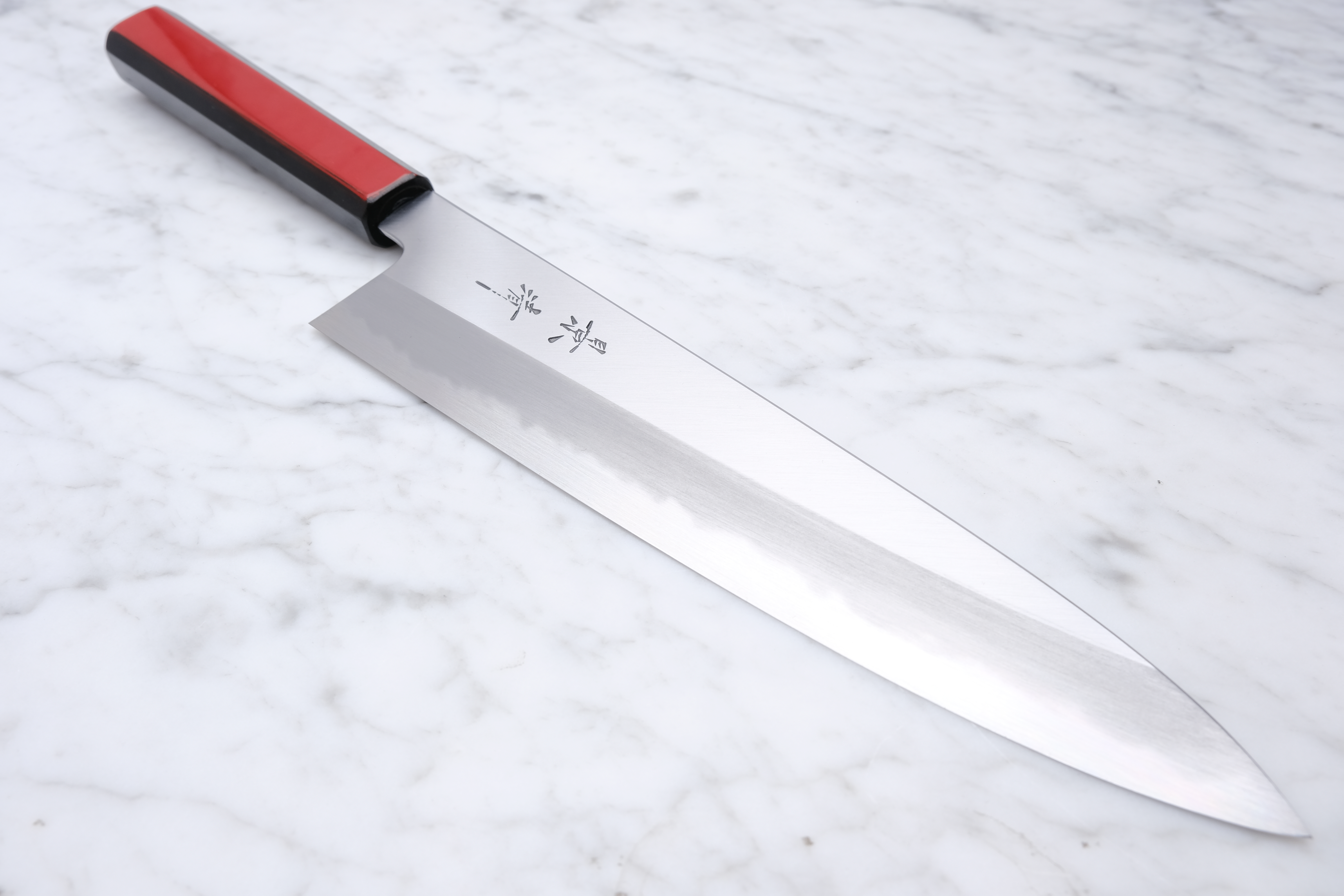 Kagekiyo - White #1 240 mm Gyuto - Akaro Handle