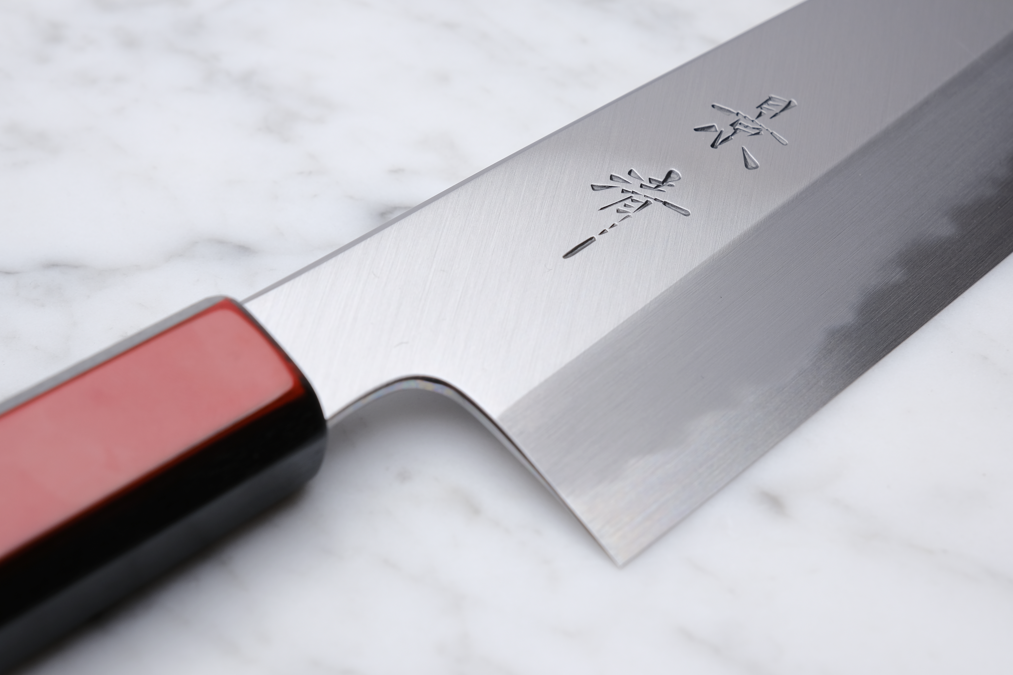 Kagekiyo - White #1 240 mm Gyuto - Akaro Handle