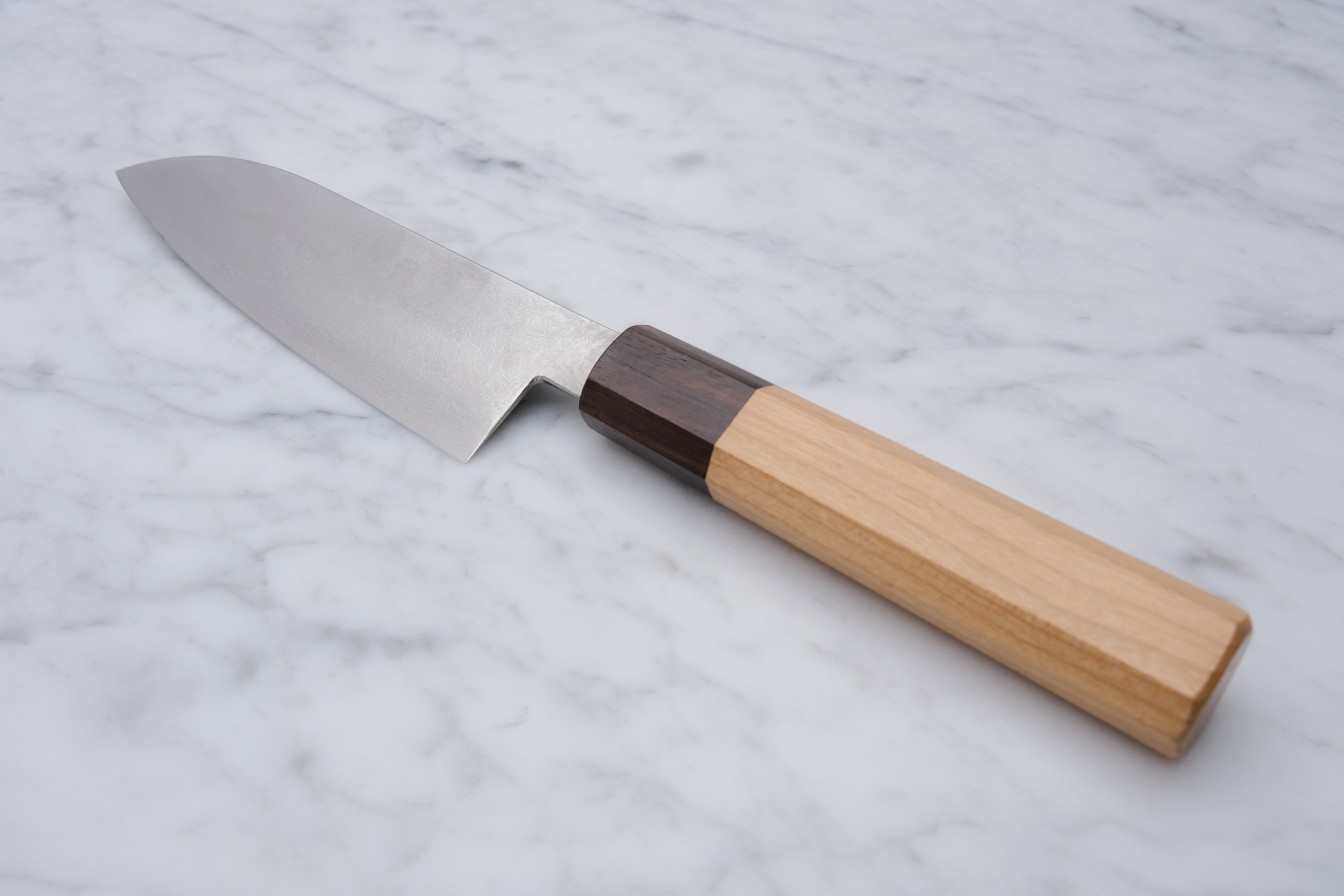 Fukube Kaji 130mm Santoku - Damascus VG-10
