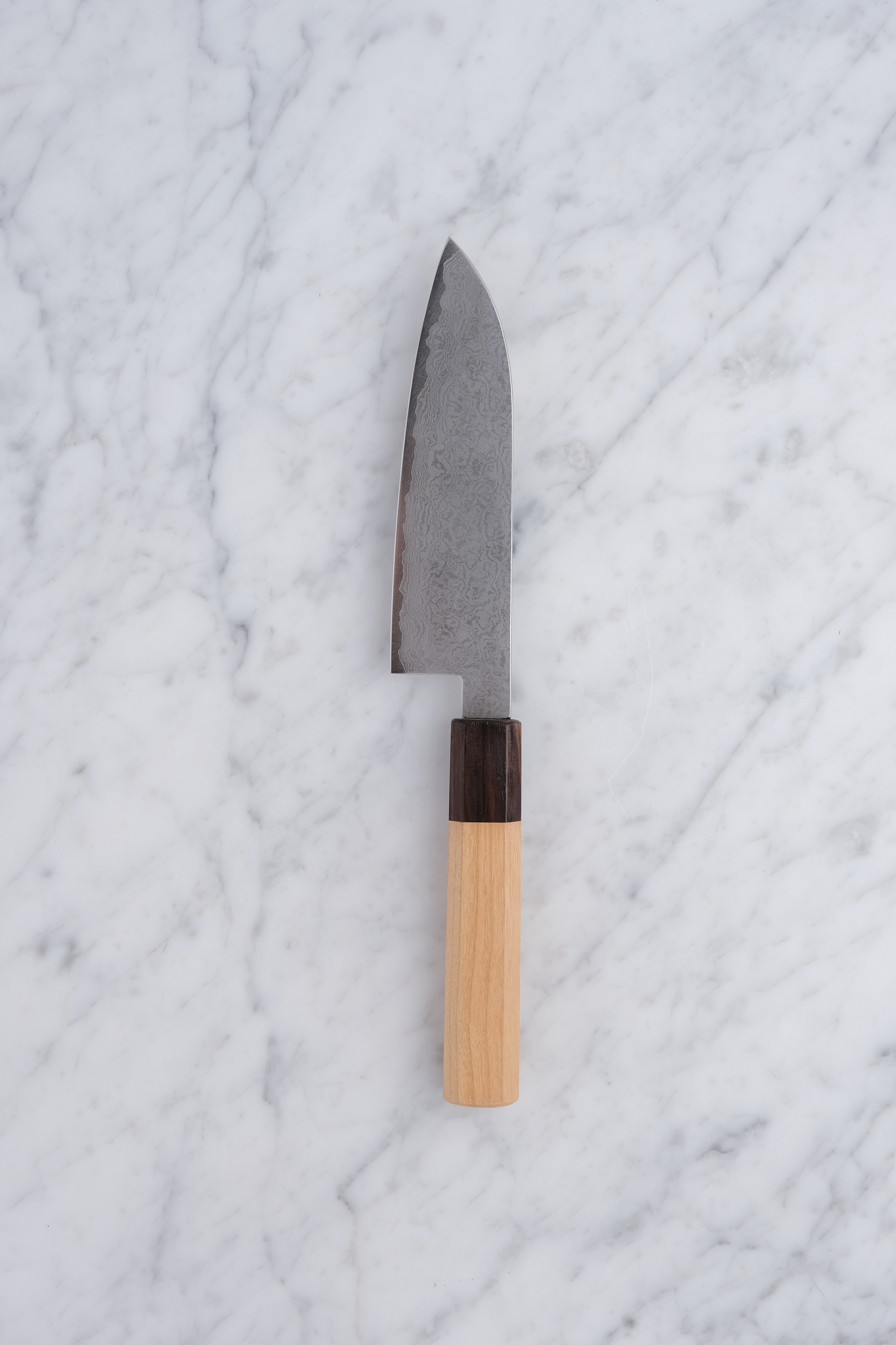 Fukube Kaji 130mm Santoku - Damascus VG-10