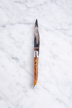 Laguiole Foldekniv 10cm - Glat Popcorn